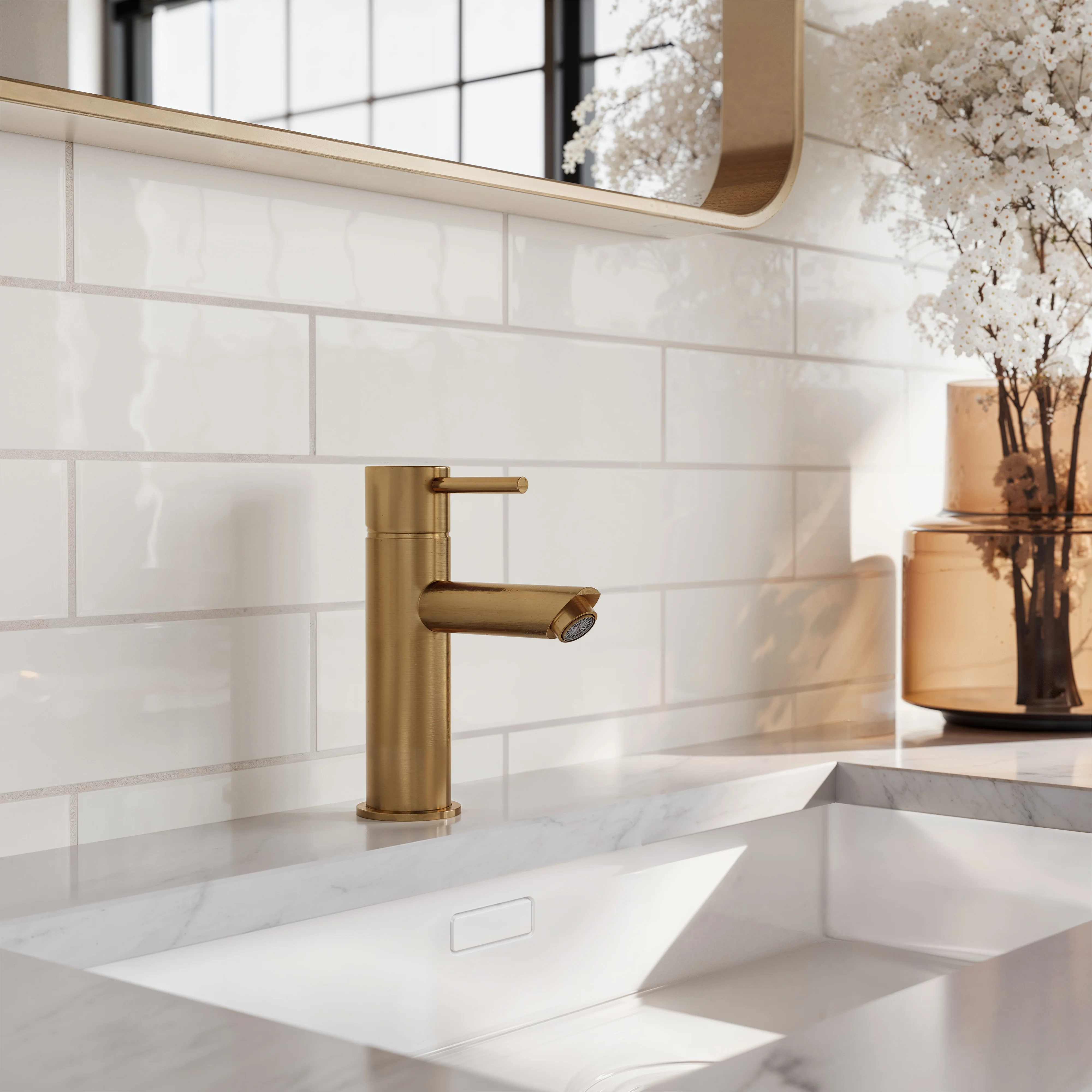 Teagan 3x12 Glossy Ceramic Tile in Pearl - Image 14