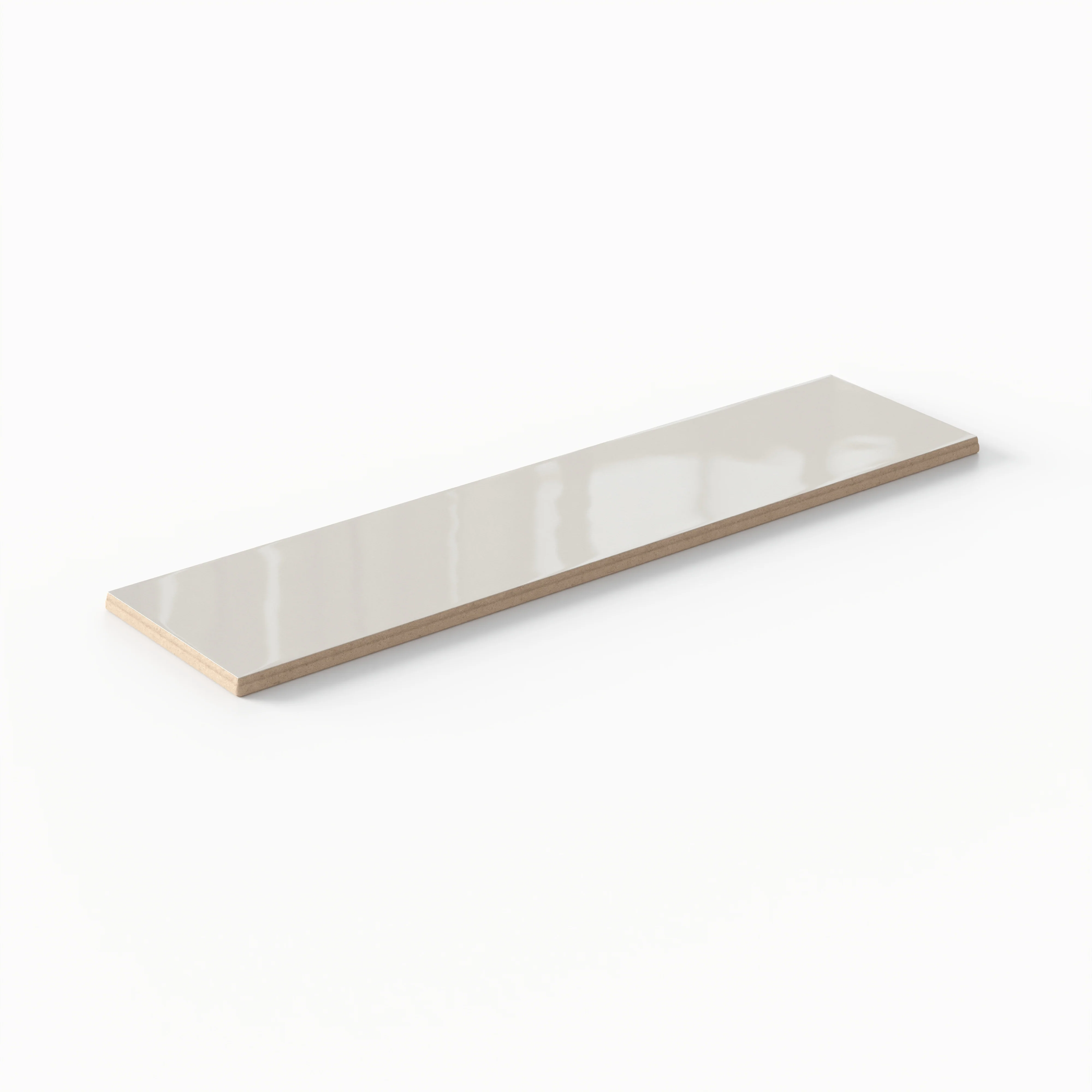 Teagan 3x12 Glossy Ceramic Tile in Pearl - Image 4