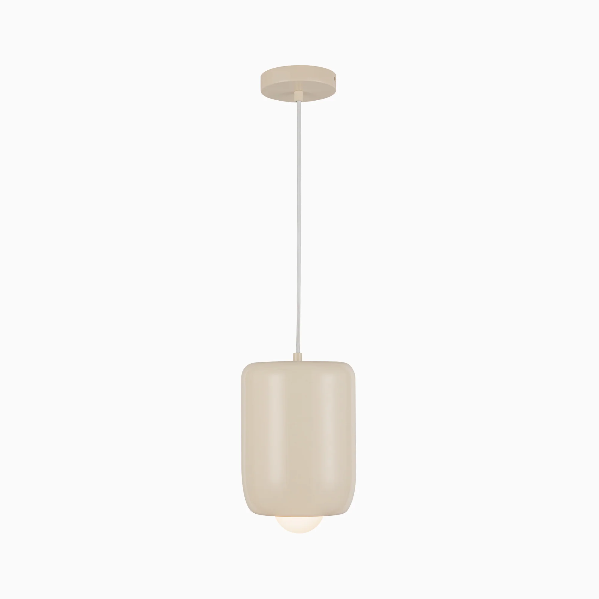Tilly 7" LED Pendant in Pearl White, Universal Voltage - Image 2