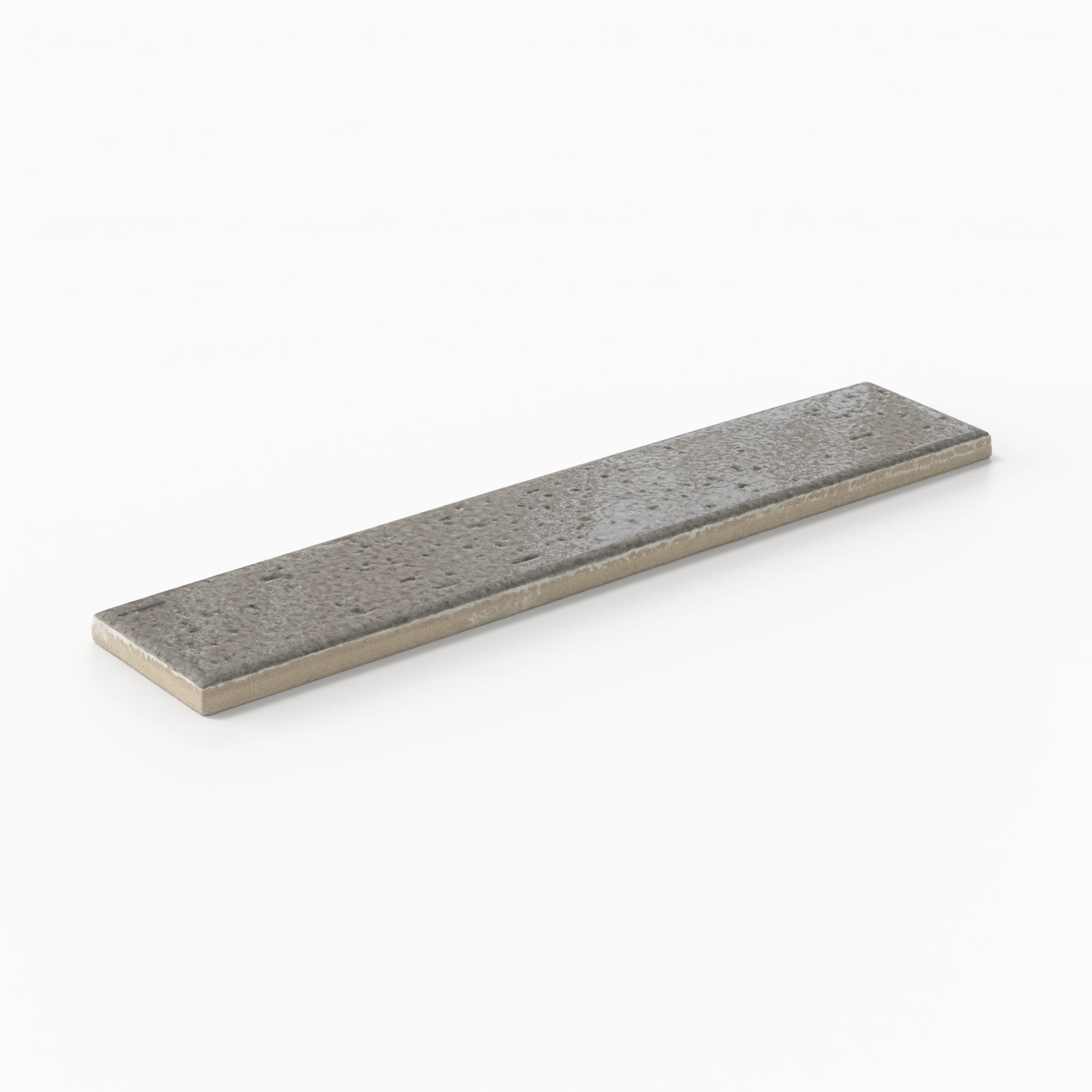 Tory 2x10 Glossy Porcelain Tile in Grigio - Image 3