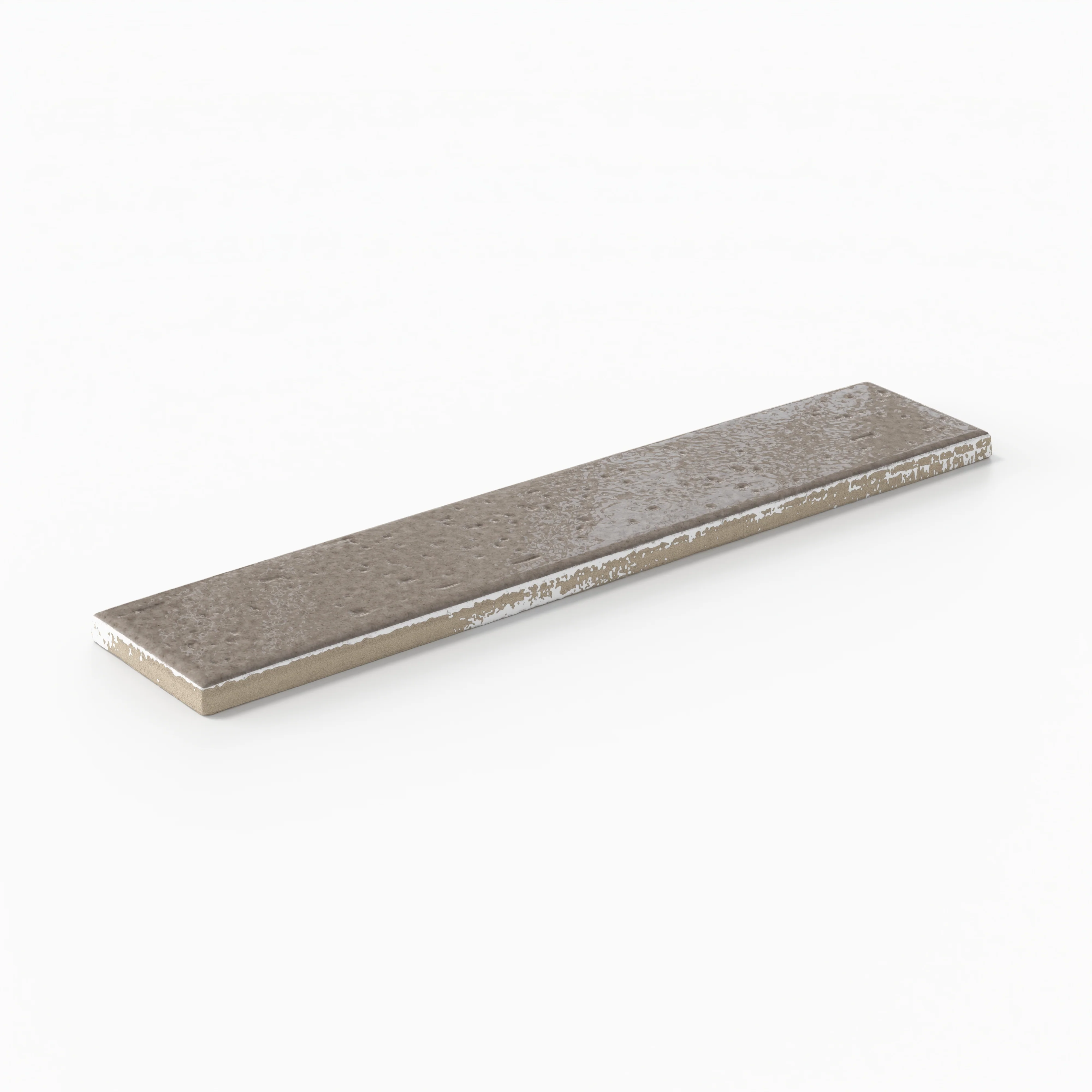 Tory 2x10 Glossy Porcelain Tile in Stone - Image 4