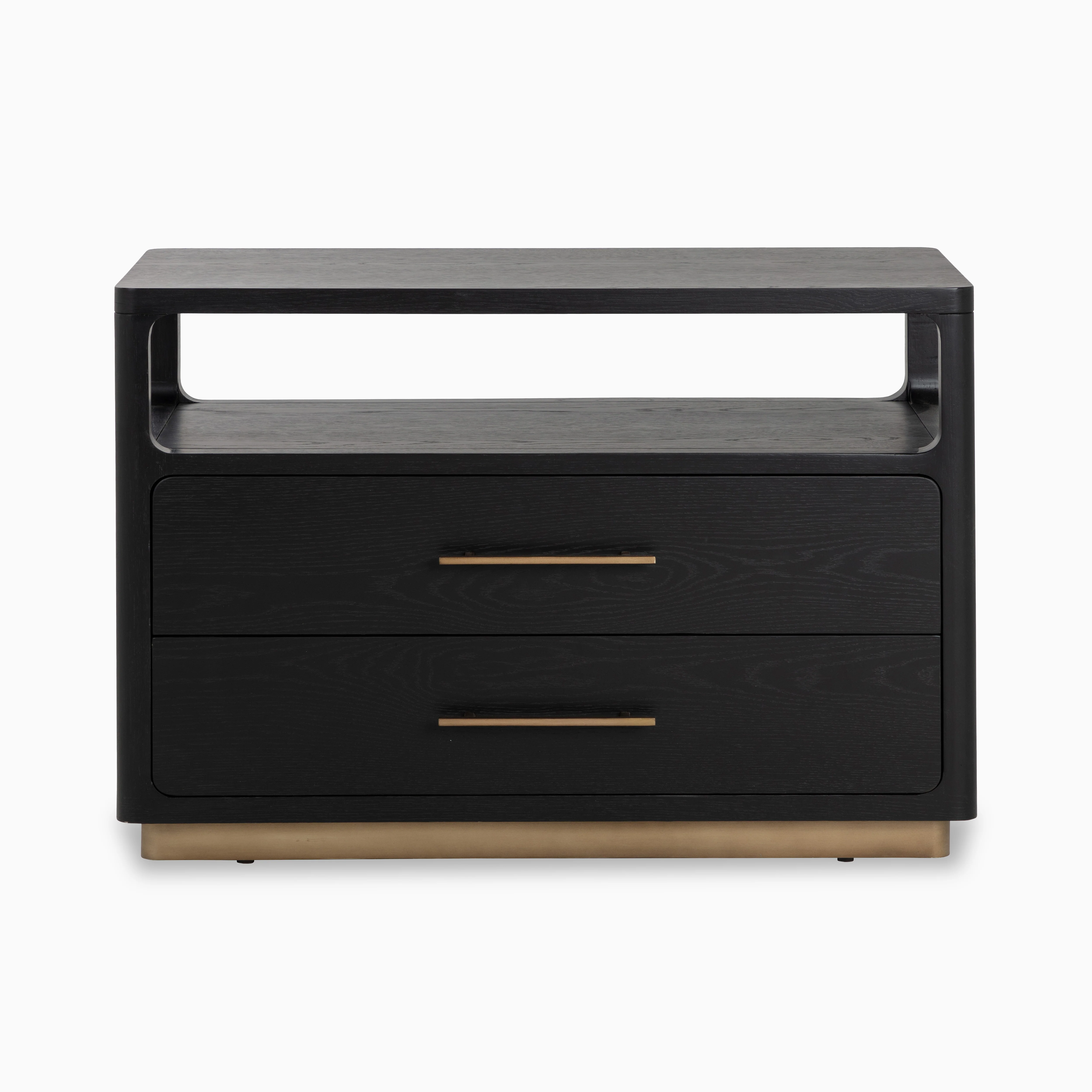 Velren Nightstand in Black - Image 2