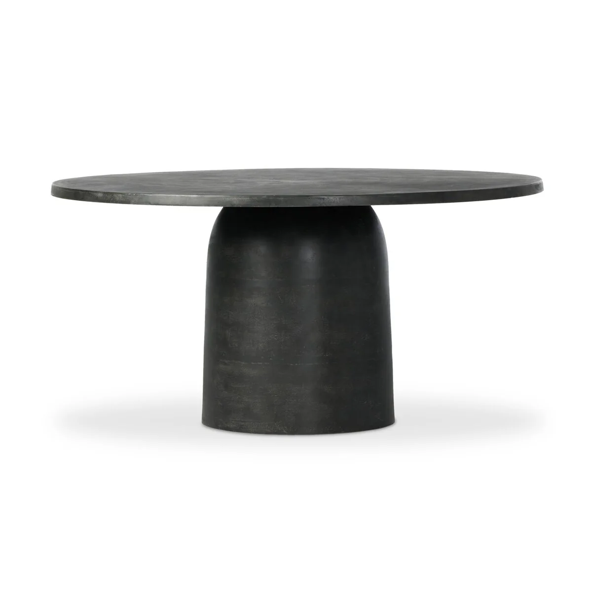 Verdanta Outdoor Dining Table in Aged Grey, 60" - Image 4