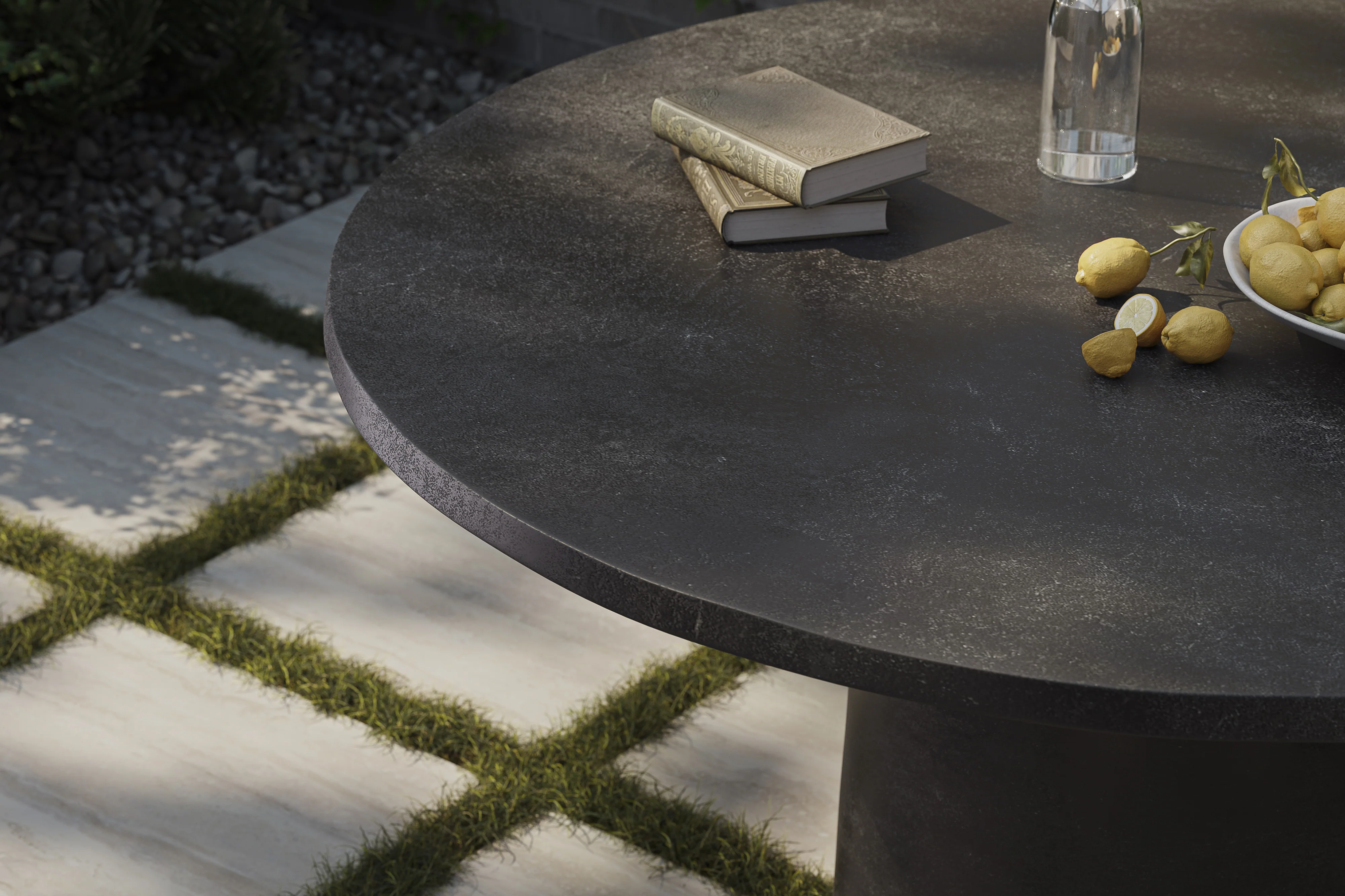Verdanta Outdoor Dining Table in Aged Grey, 60" - Image 7