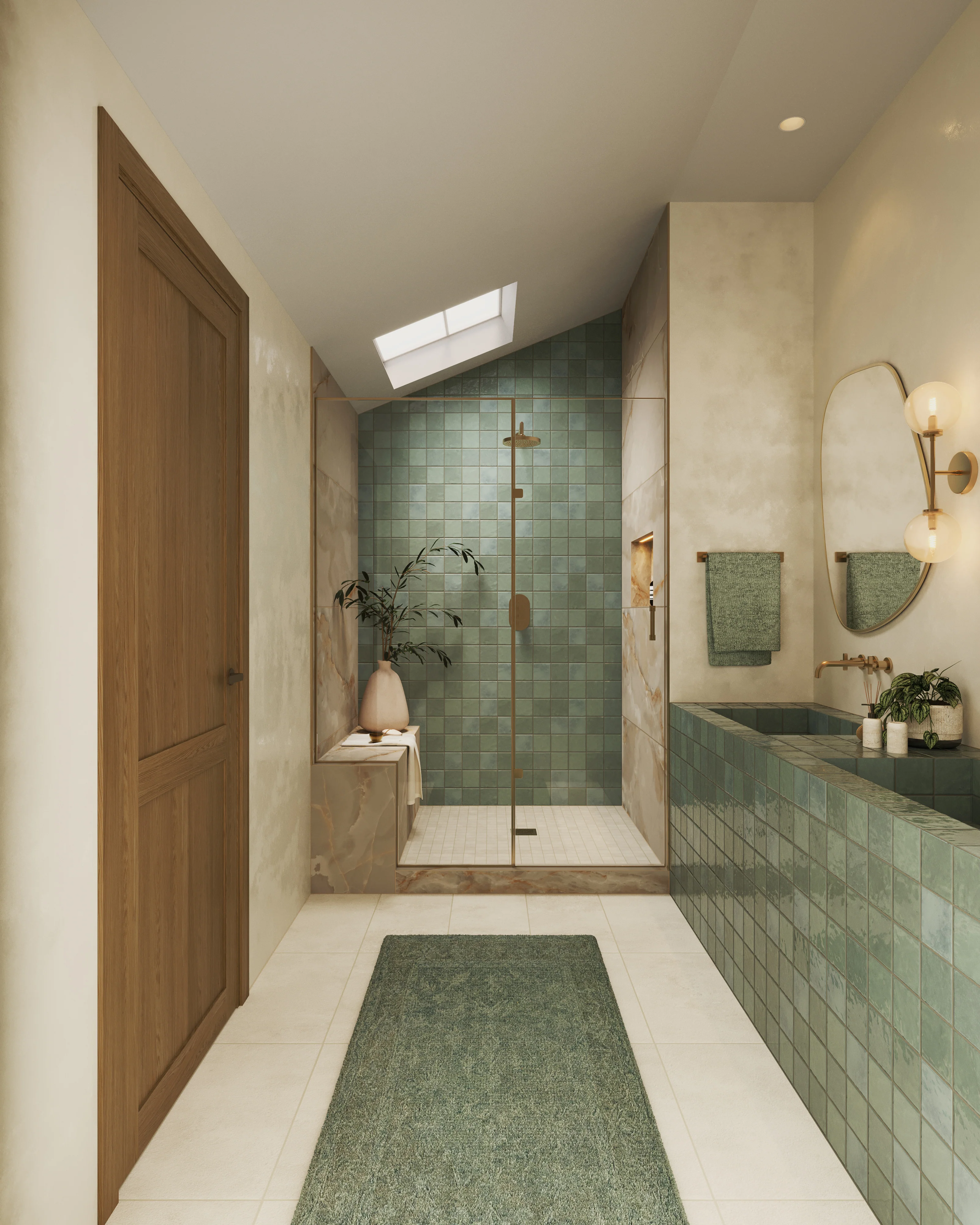 Vesper 12x24 Matte Porcelain Tile in Beige - Image 6