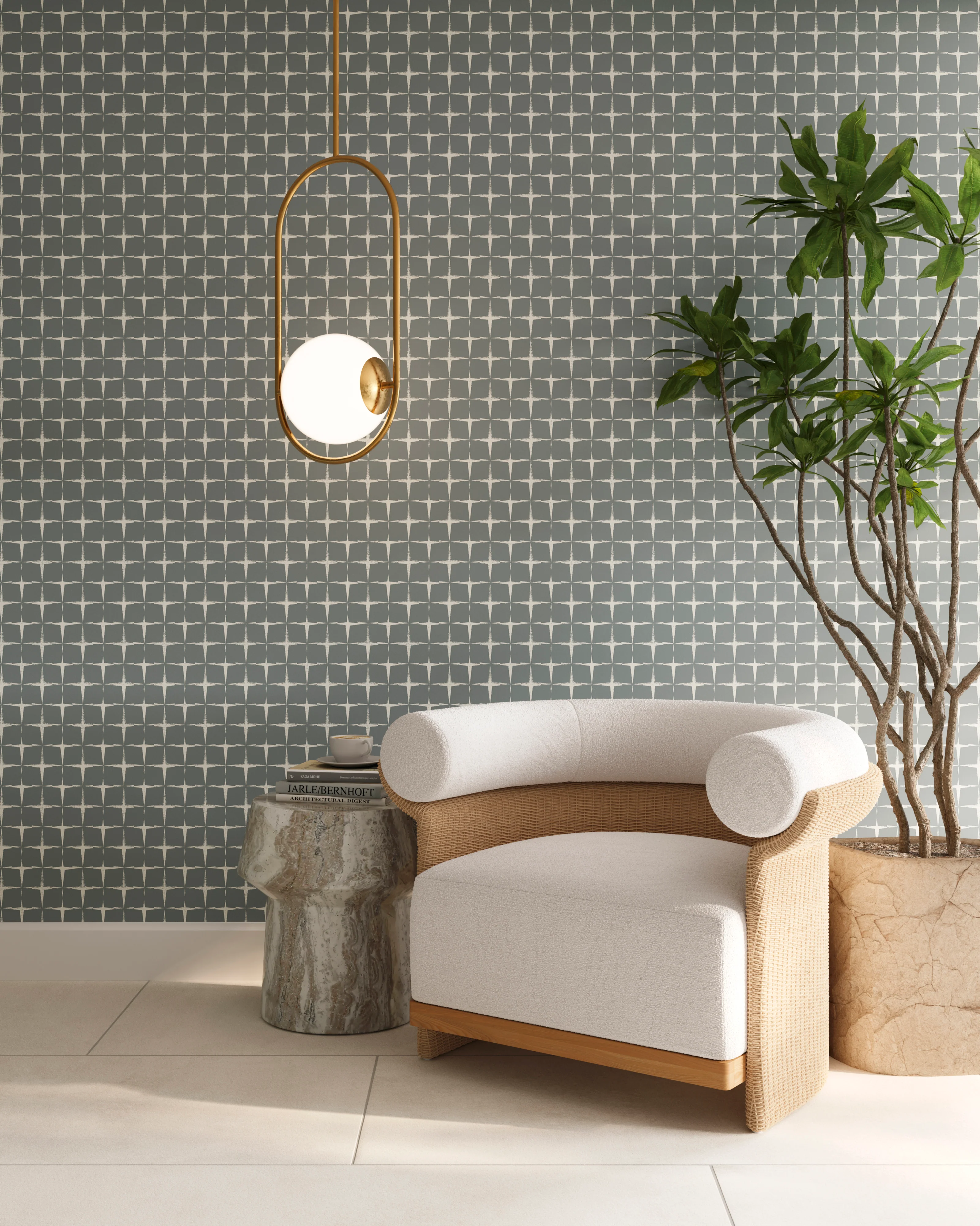 Vesper 24x48 Matte Porcelain Tile in Beige - Image 8