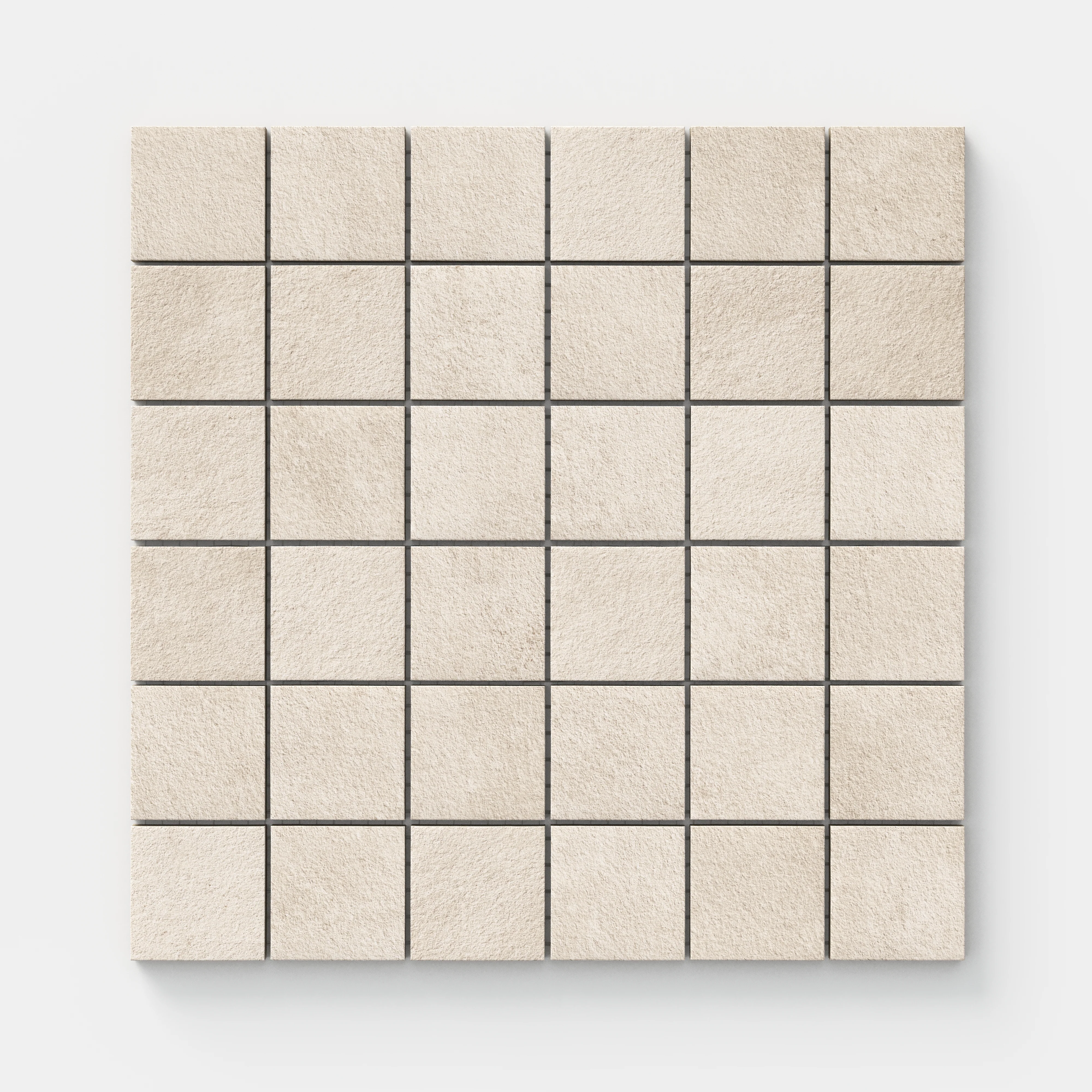 Vesper 2x2 Matte Porcelain Mosaic Tile in Sand