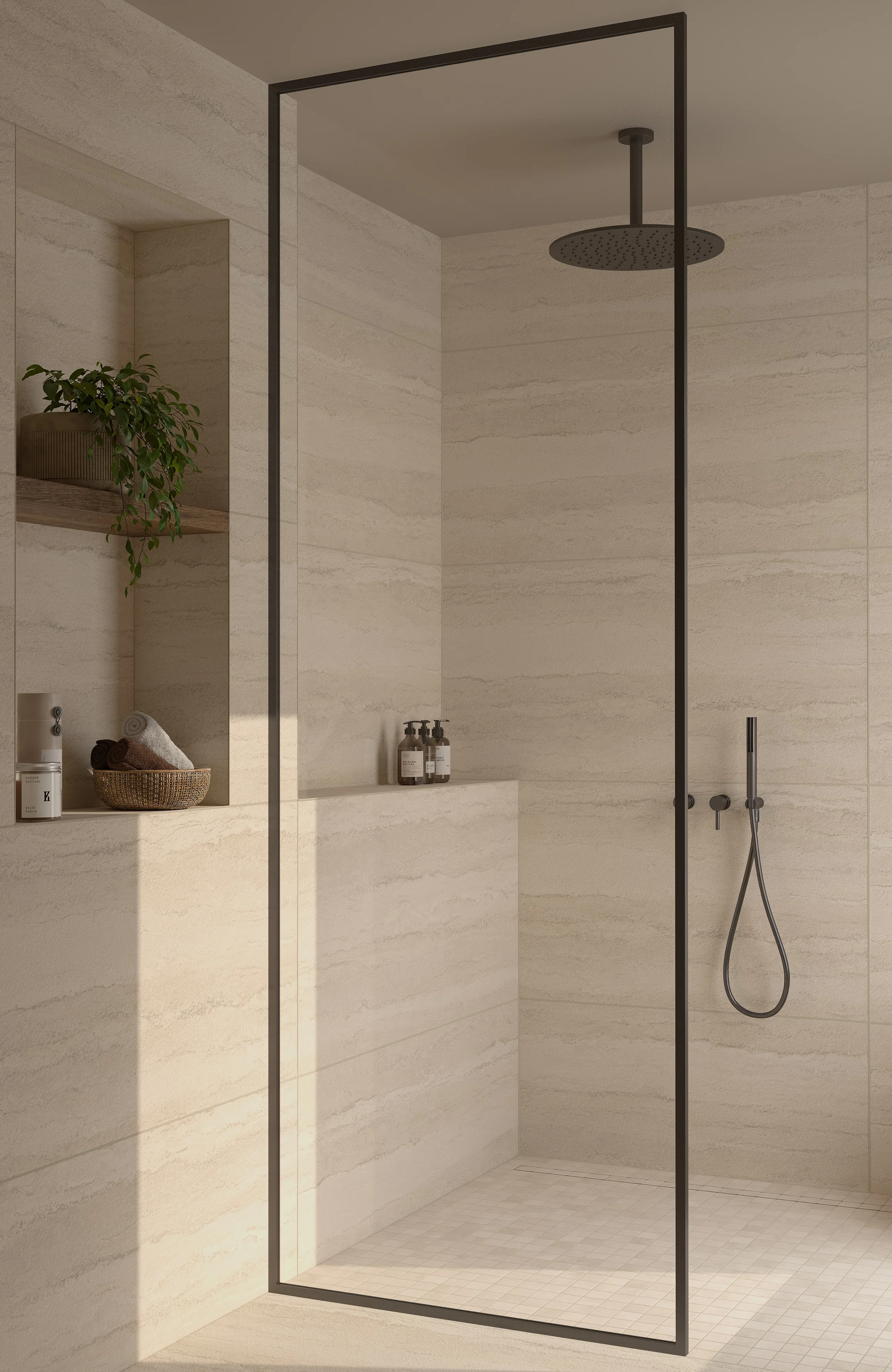 Vesper 2x2 Matte Porcelain Mosaic Tile in Sand - Image 6