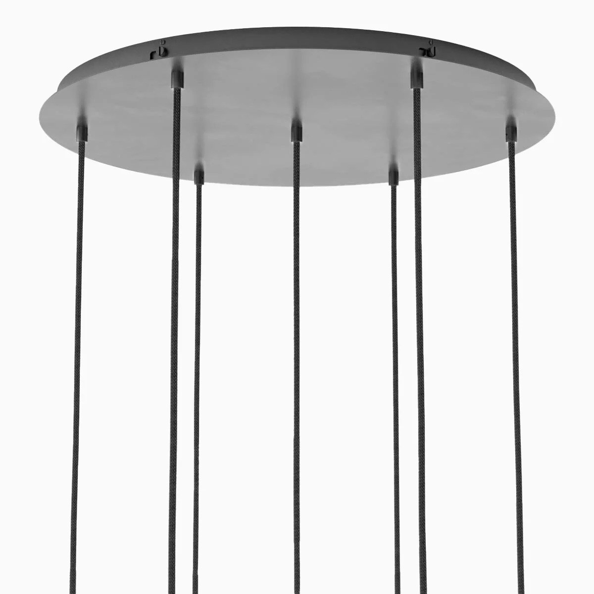 Walsh 7-Light Chandelier in Clear Glass & Black Gunmetal - Image 5