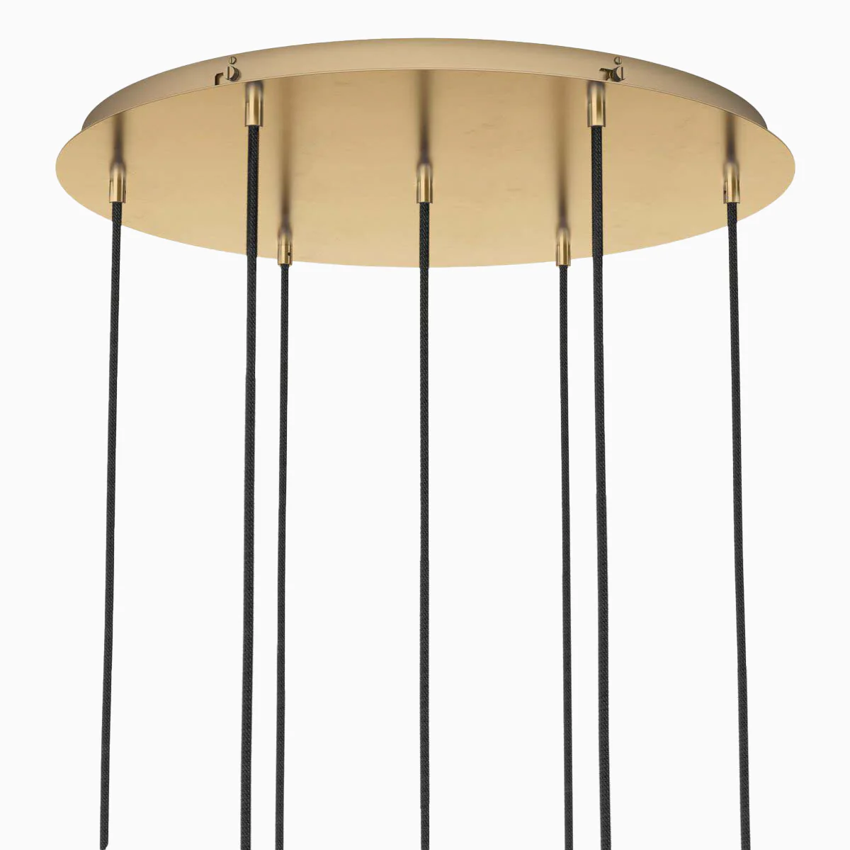 Walsh 7-Light Chandelier in Clear Glass & Burnished Brass - Image 5