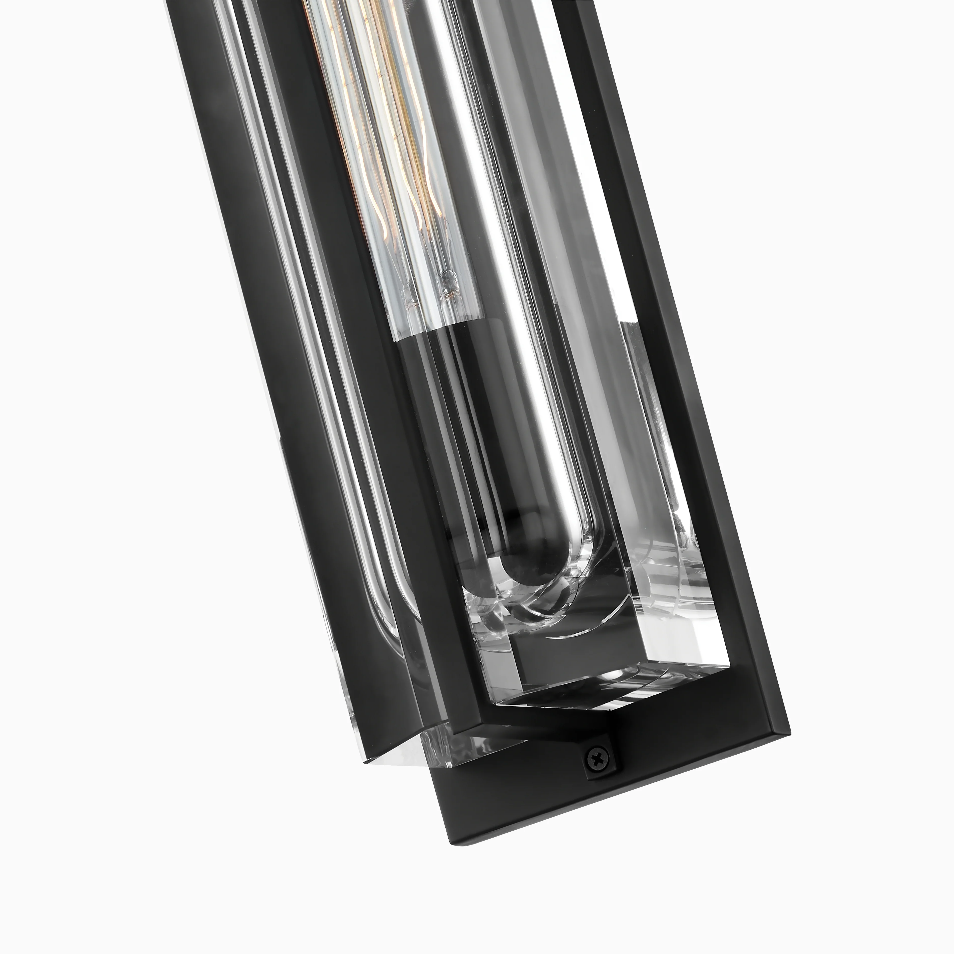 Waylen Wall Sconce In Black Brass - Image 2