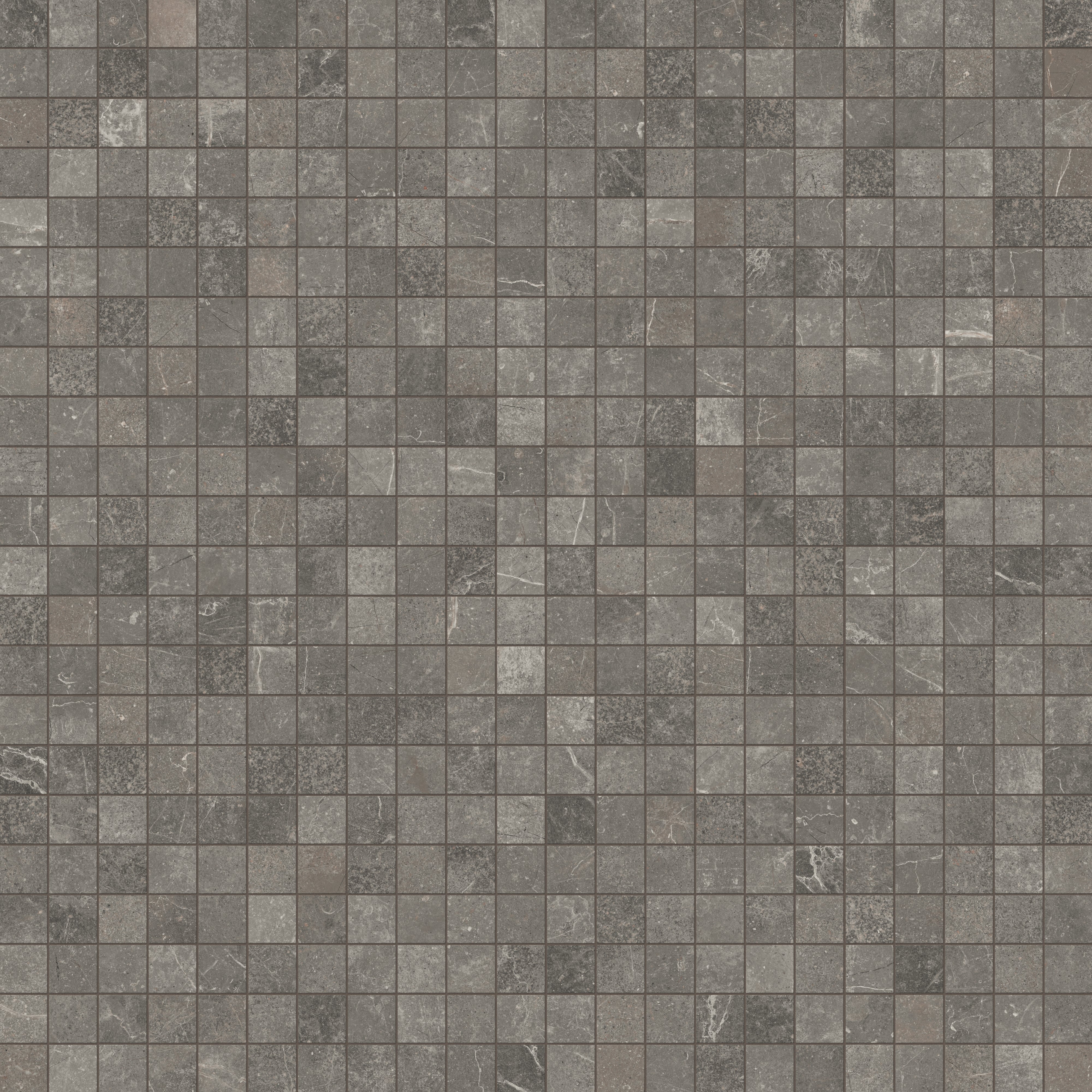 Wesley 2x2 Matte Porcelain Mosaic Tile in Smoke - Image 4
