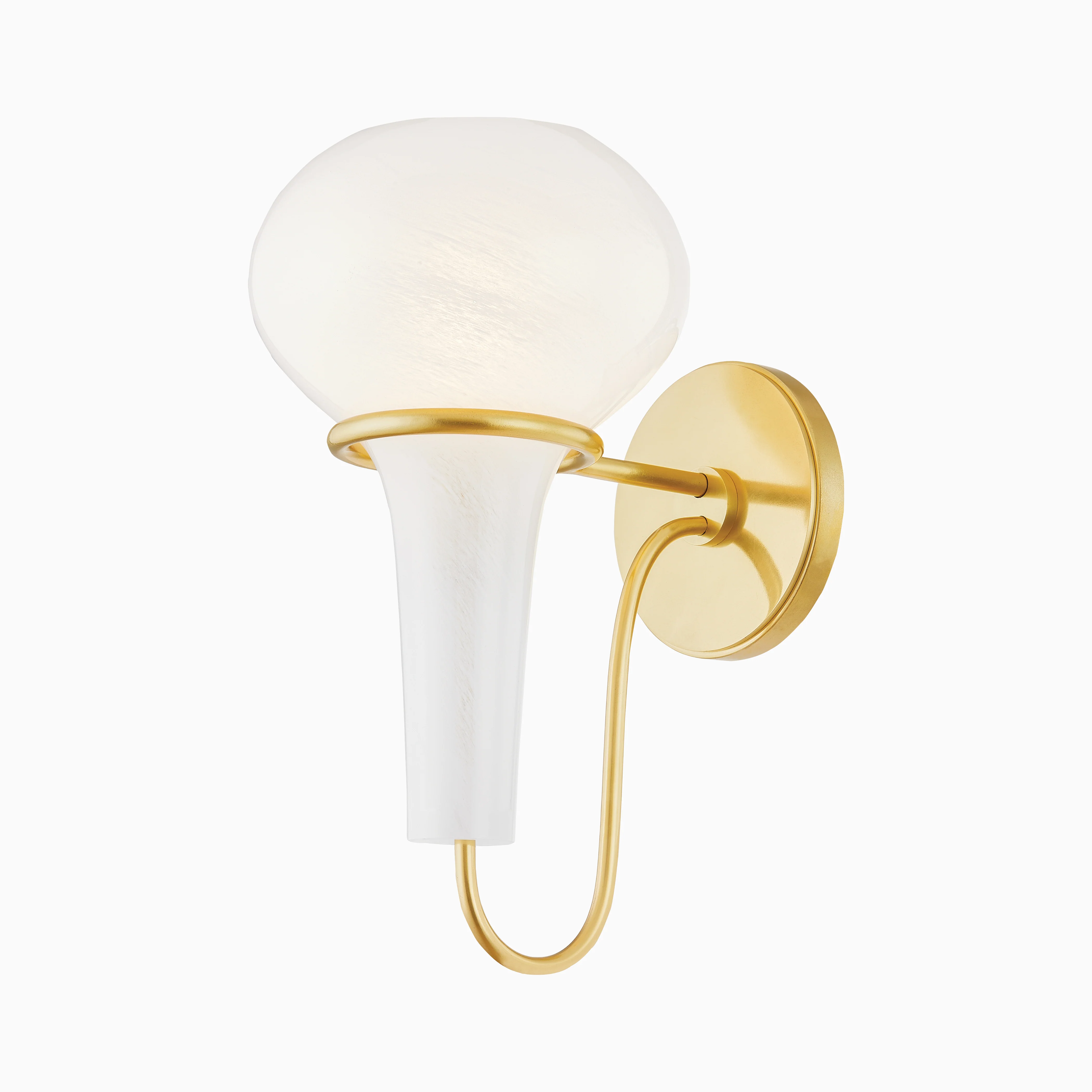 Wilma Wall Sconce in Aged Brass - Image 3