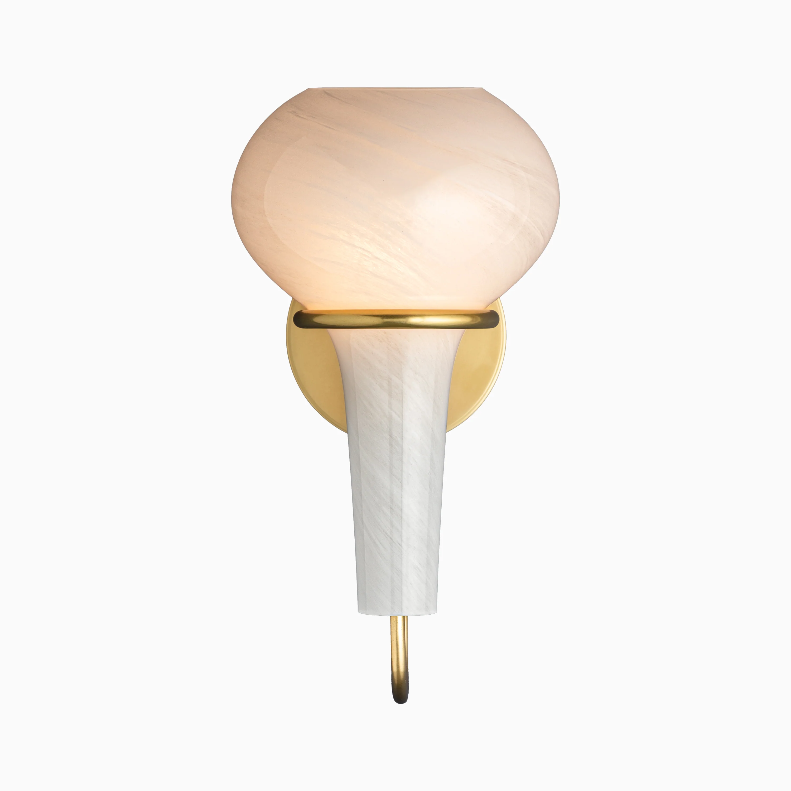 Wilma Wall Sconce in Aged Brass - Image 5