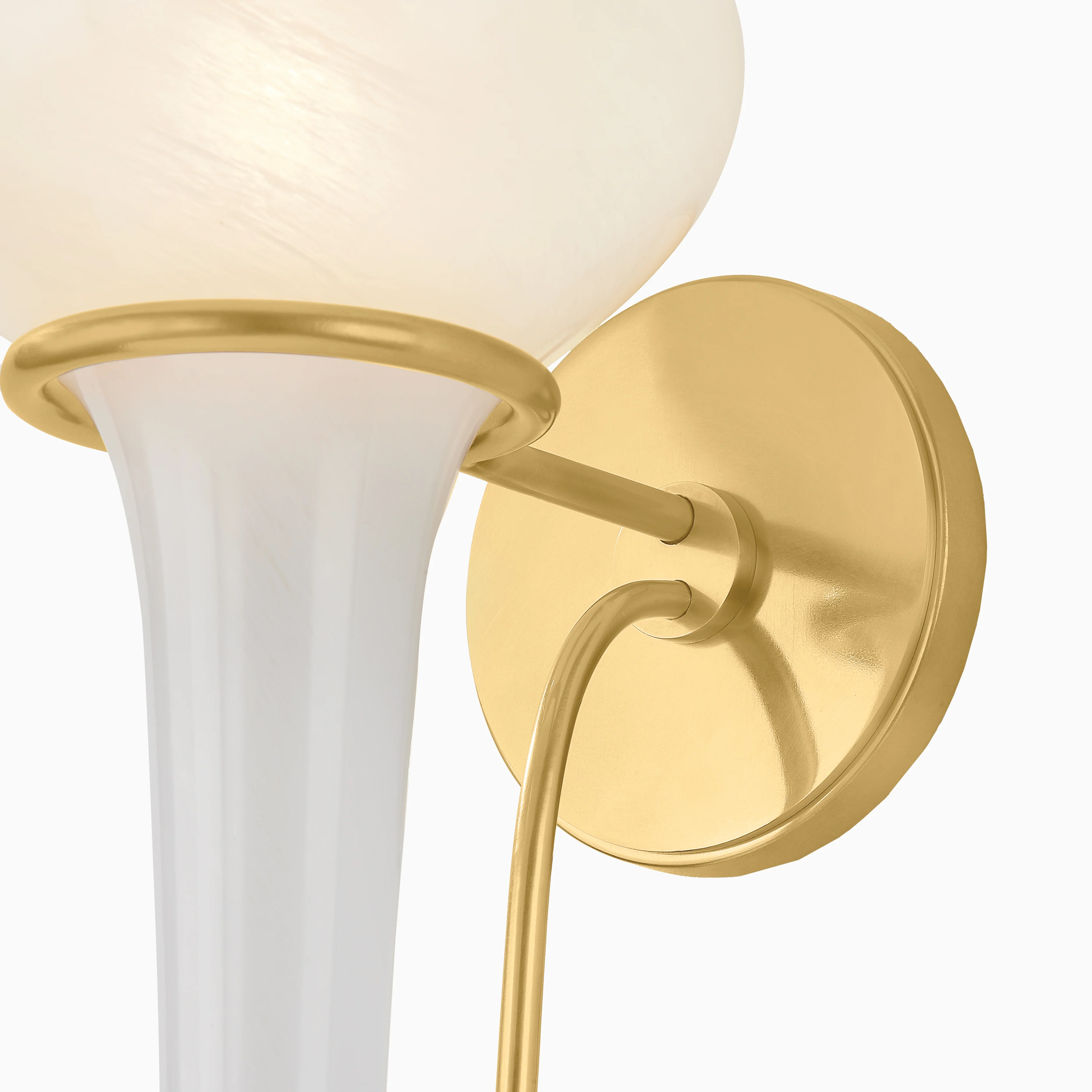 Wilma Wall Sconce in Aged Brass - Image 6