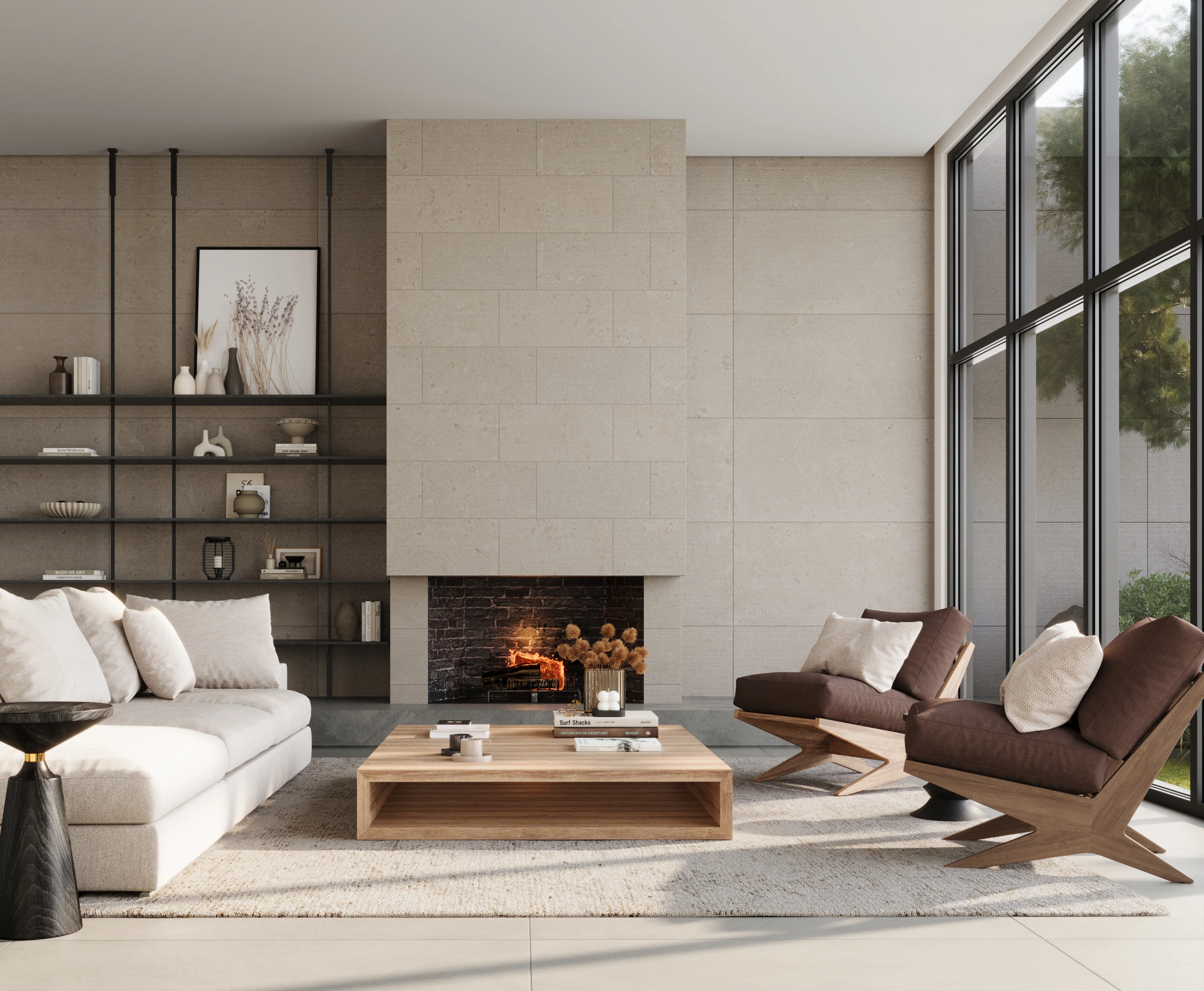 Wren 12x24 Chiseled Porcelain Tile in Dune - Image 2