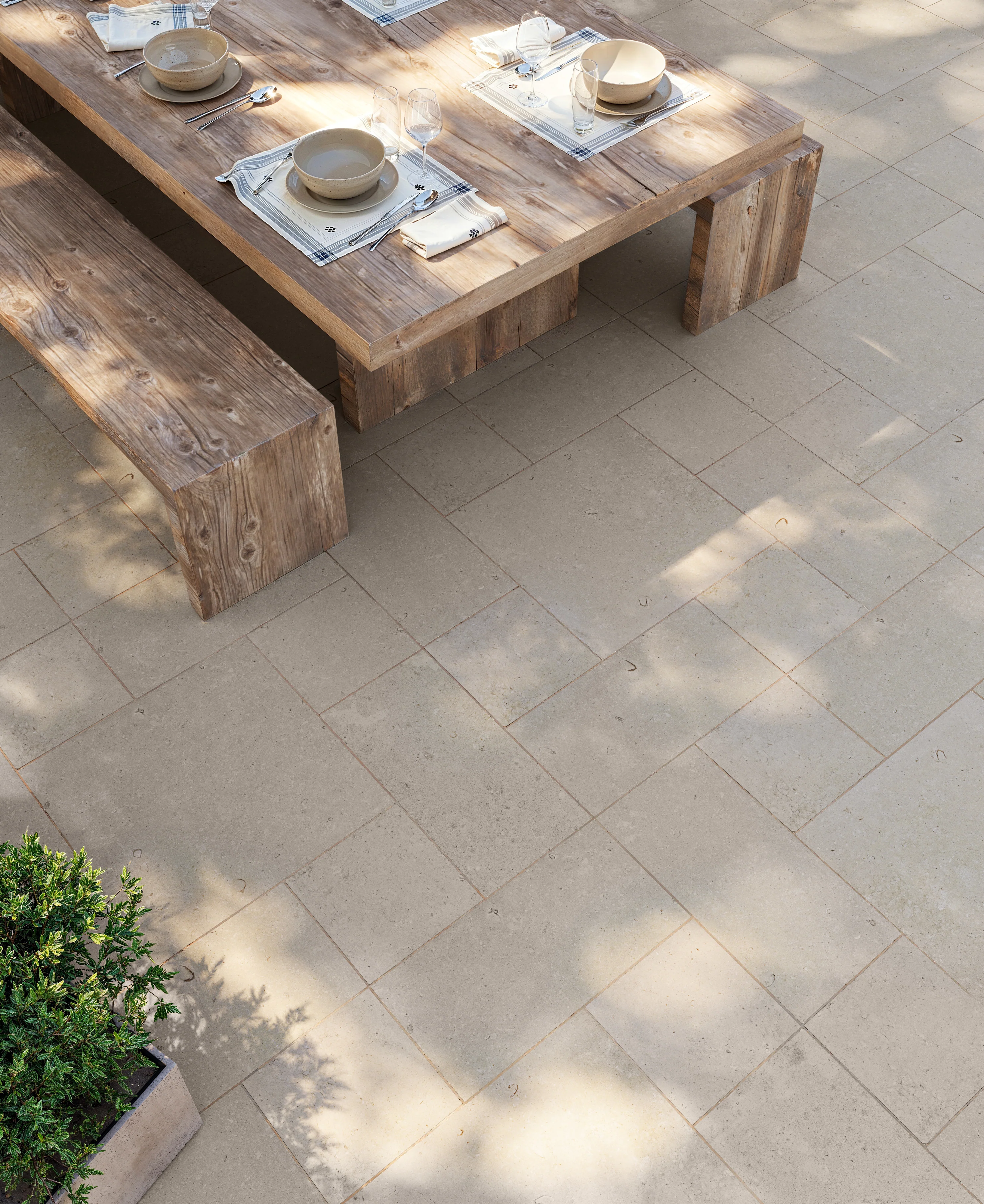 Wren 12x24 Grip Porcelain 2cm Paver Tile in Dune - Image 14