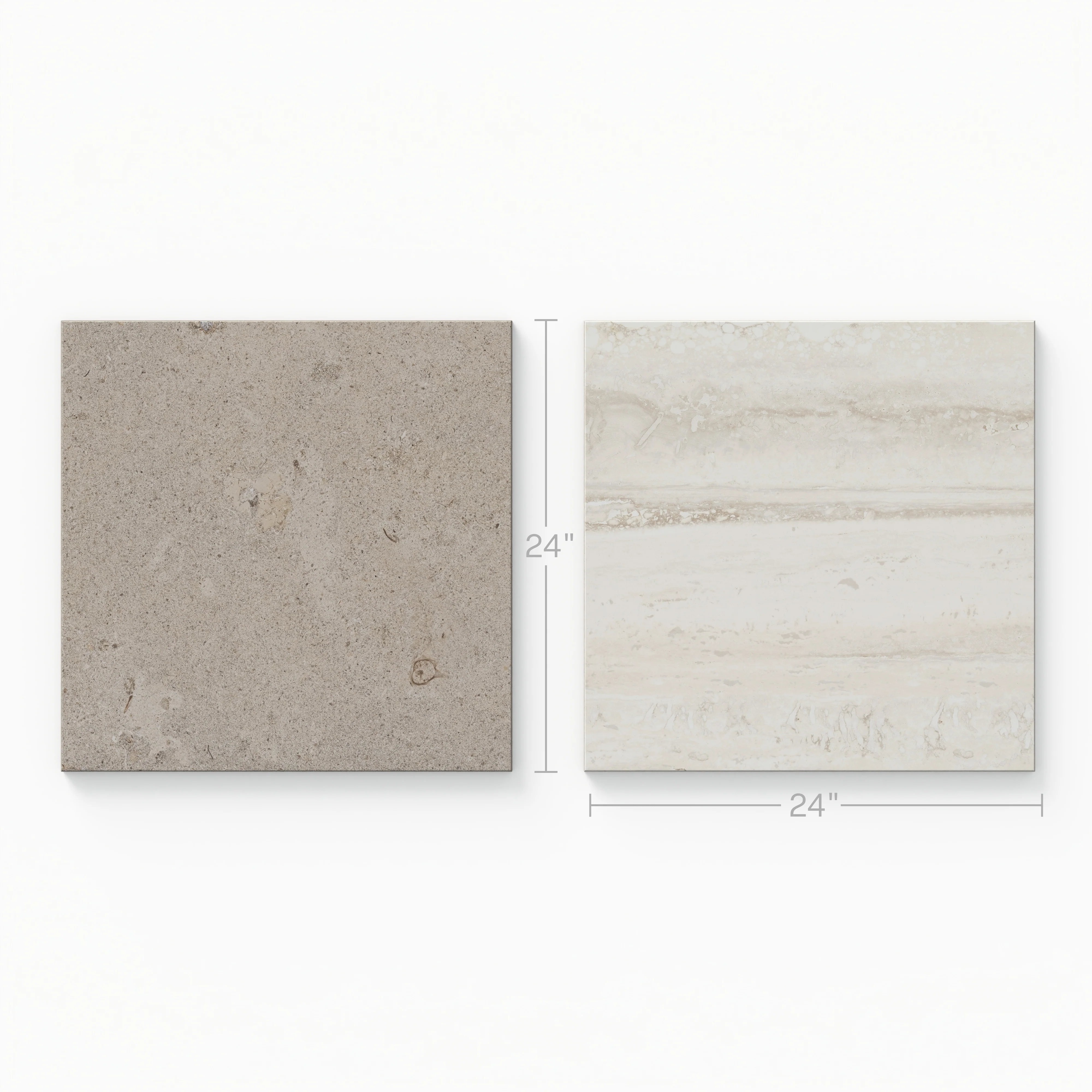 Wren 24x24 Checkerboard Grip 2cm Porcelain Paver Tile in Dune & Oat - Image 3