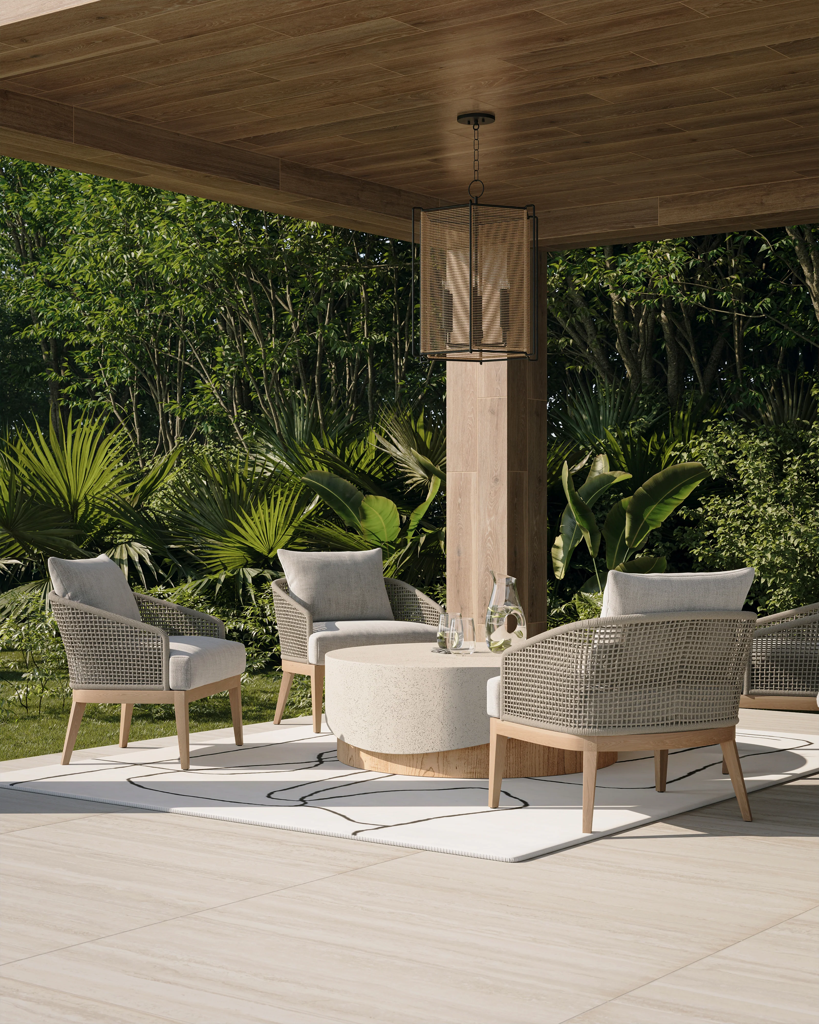 Wren 24x48 Grip Porcelain 2cm Paver Tile in Oat - Image 16