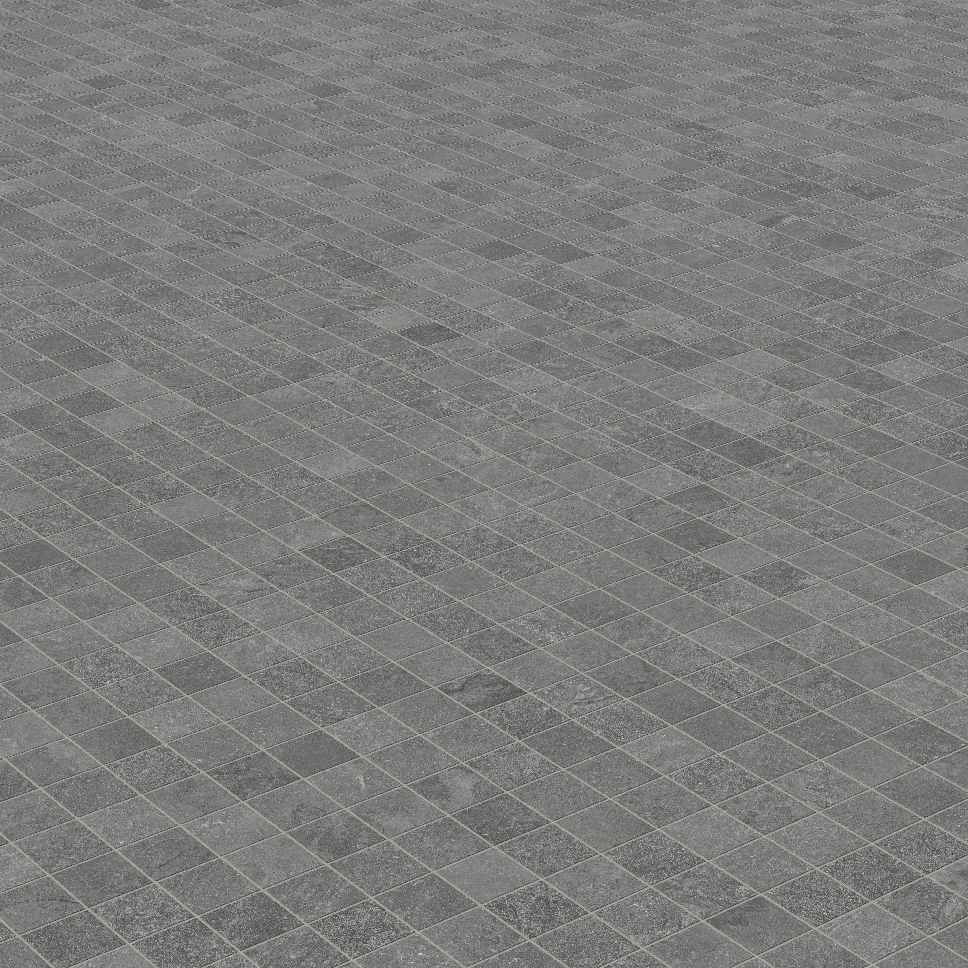 Wren 2x2 Matte Porcelain Mosaic Tile in Charcoal - Image 4