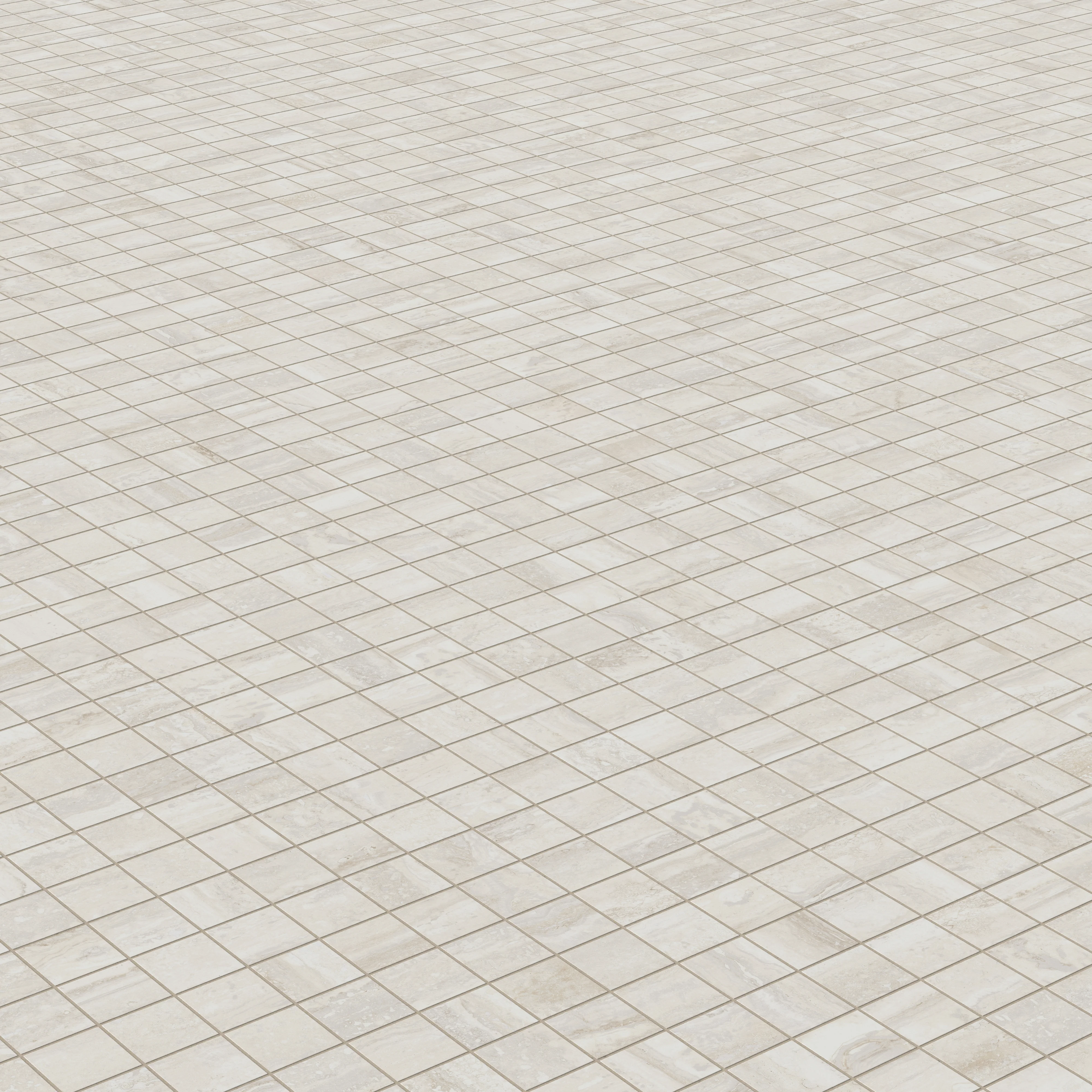Wren 2x2 Matte Porcelain Mosaic Tile in Oat - Image 3