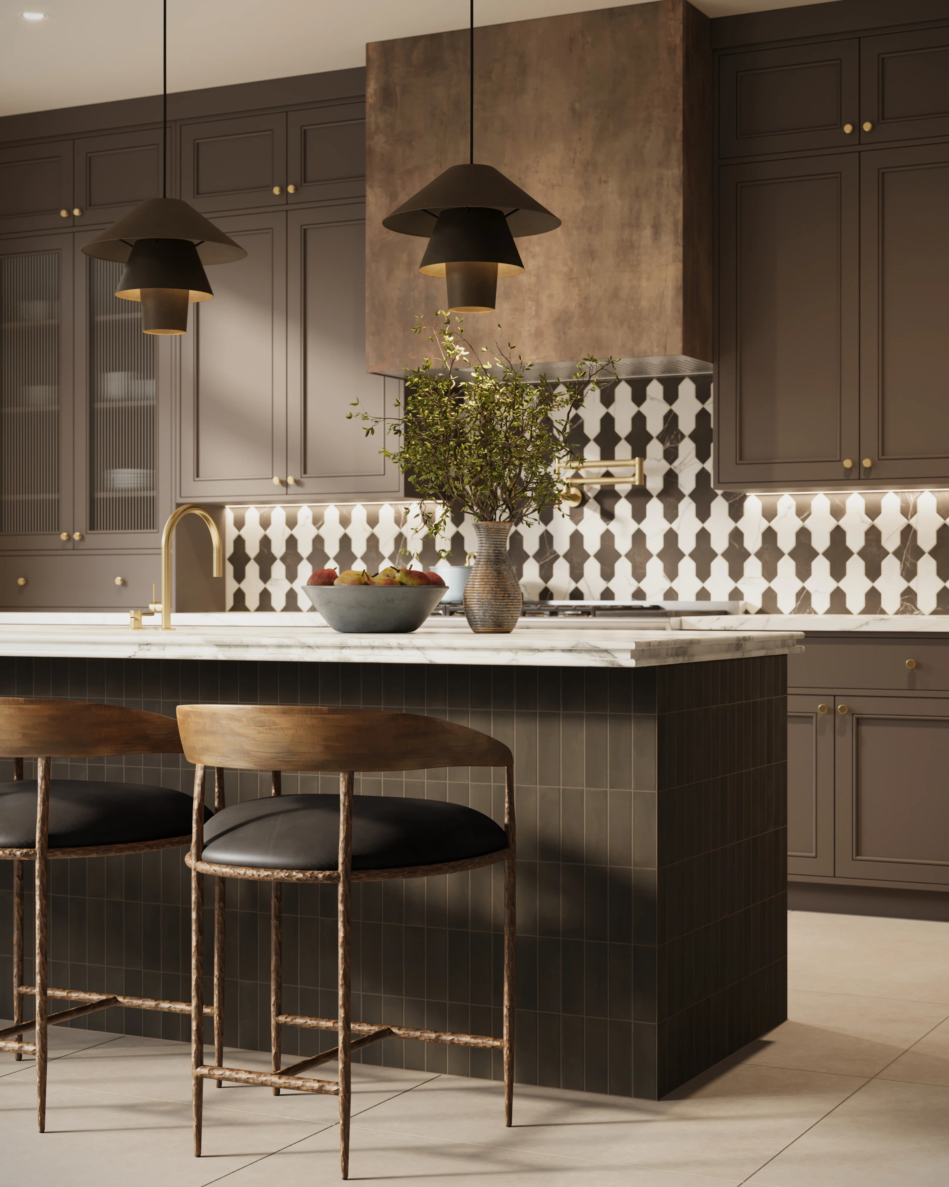 Wyatt 32x32 Matte Porcelain Tile in Ash - Image 8