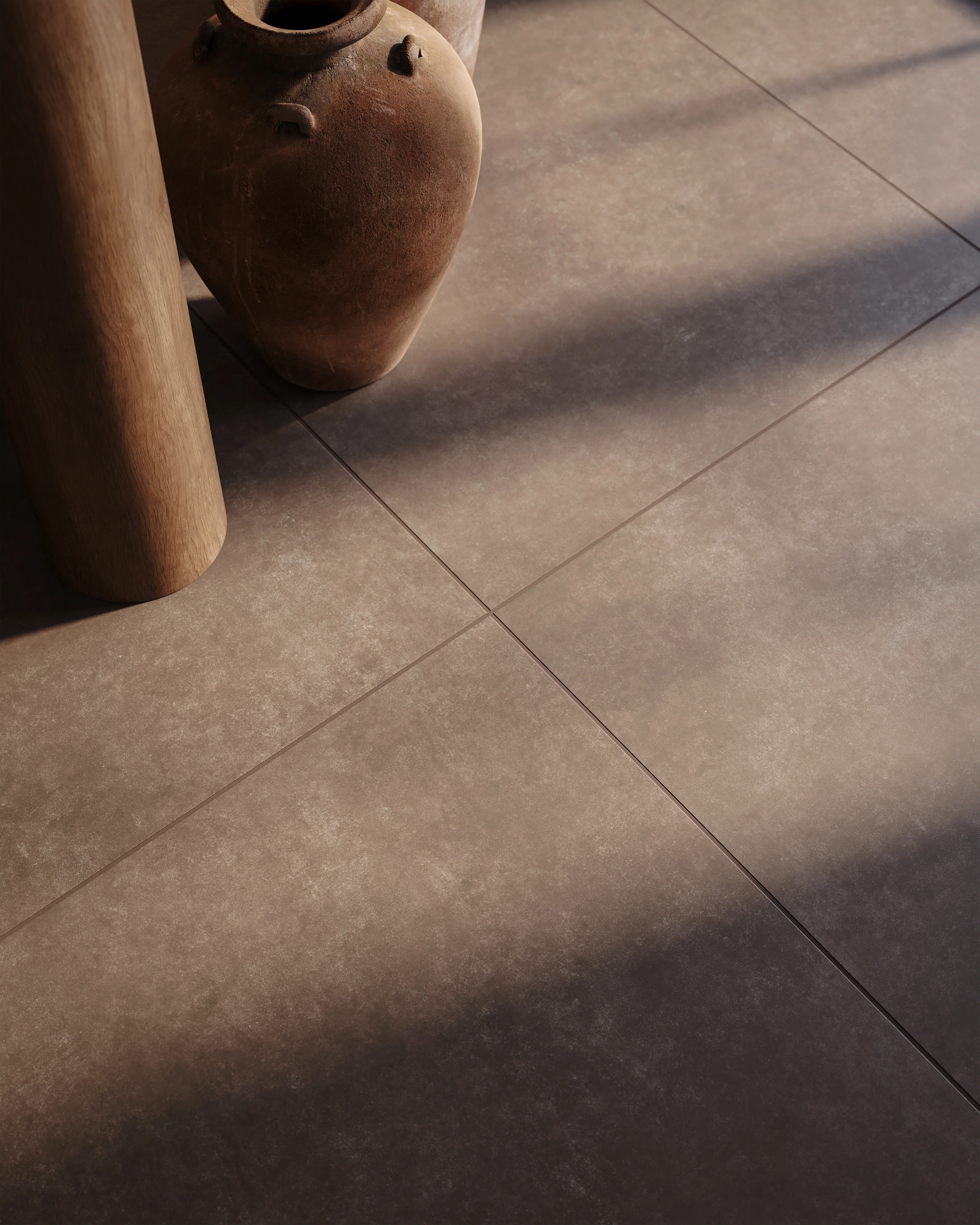 Wyatt 32x32 Matte Porcelain Tile in Espresso - Image 2