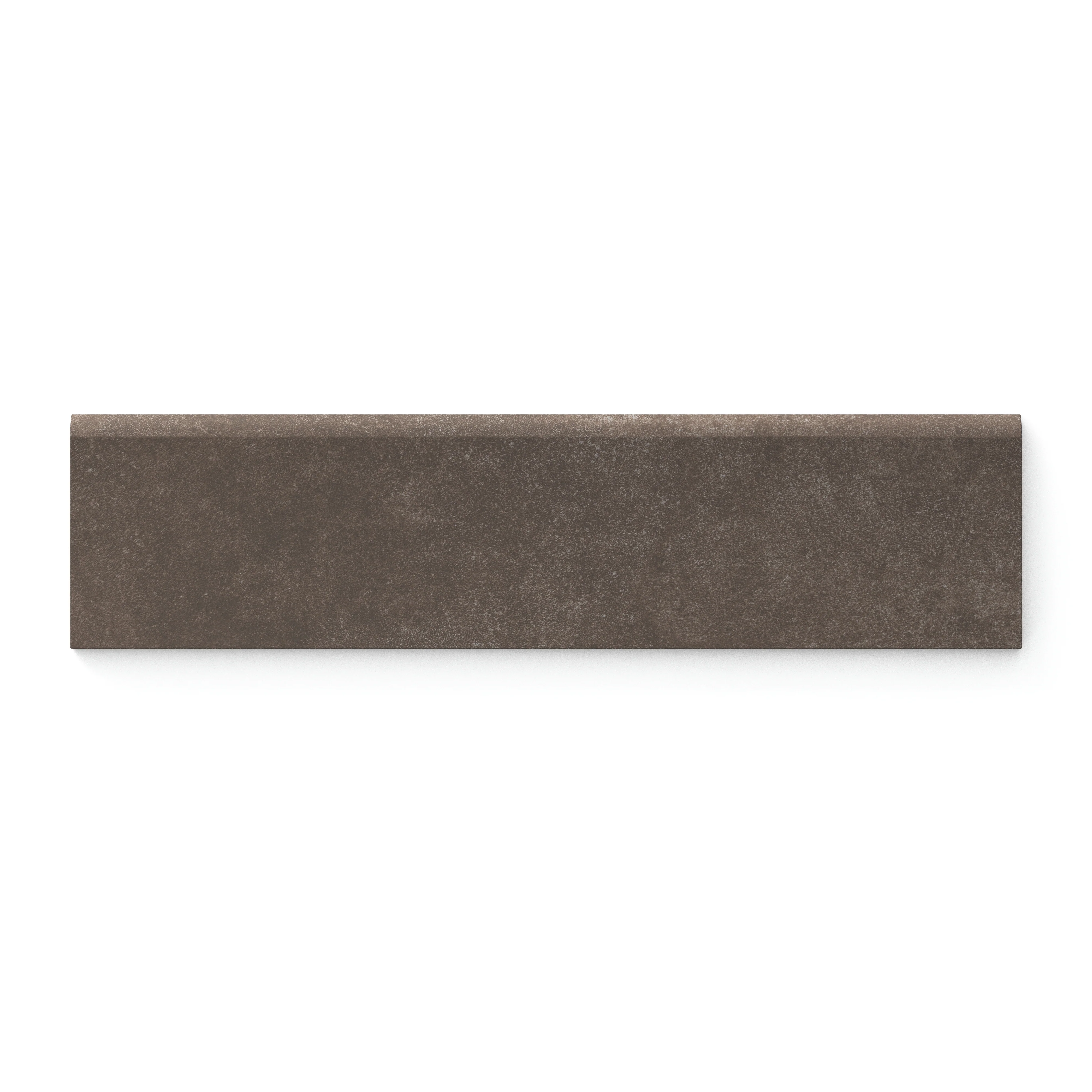 Wyatt 3x12 Matte Porcelain Bullnose Tile in Espresso