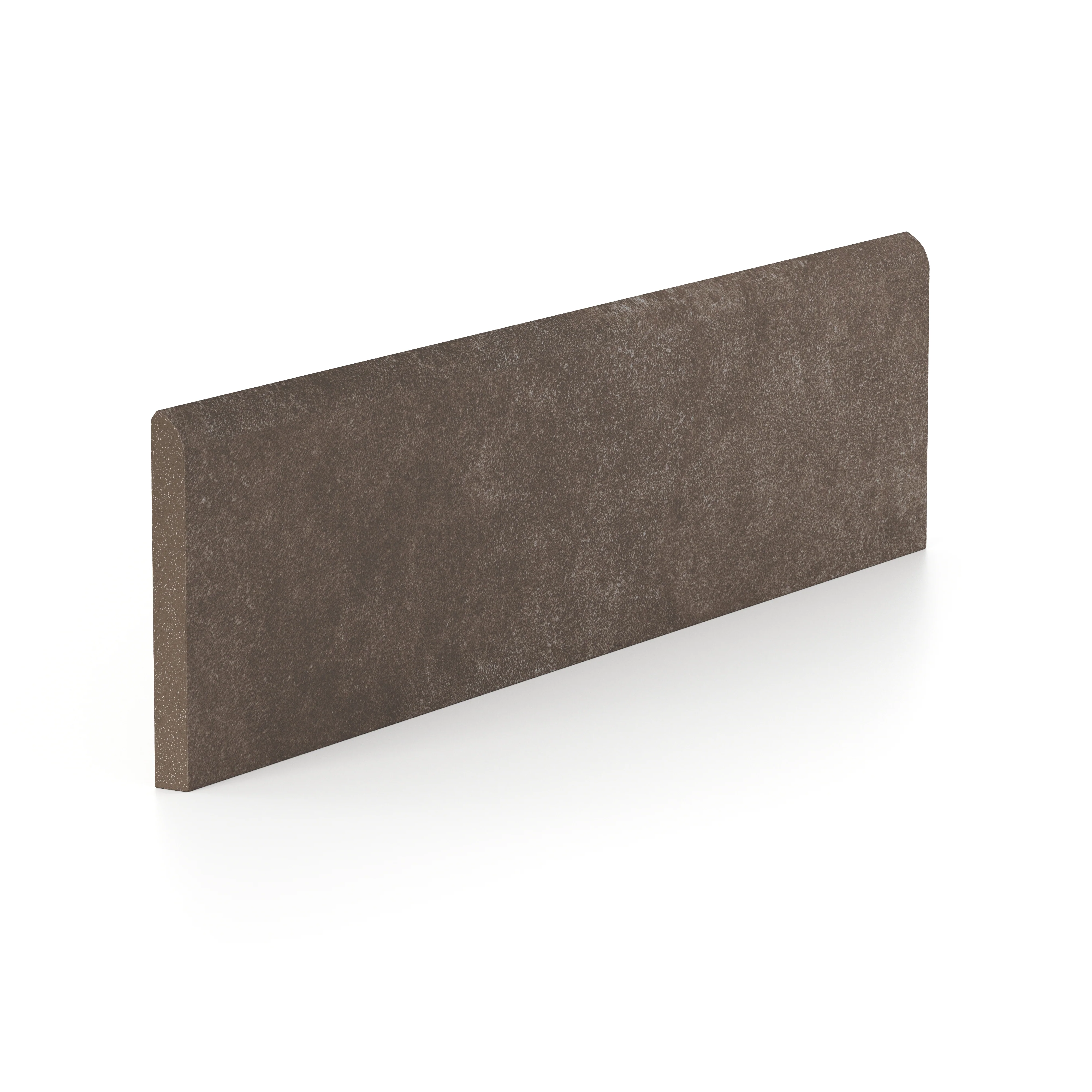 Wyatt 3x12 Matte Porcelain Bullnose Tile in Espresso - Image 2