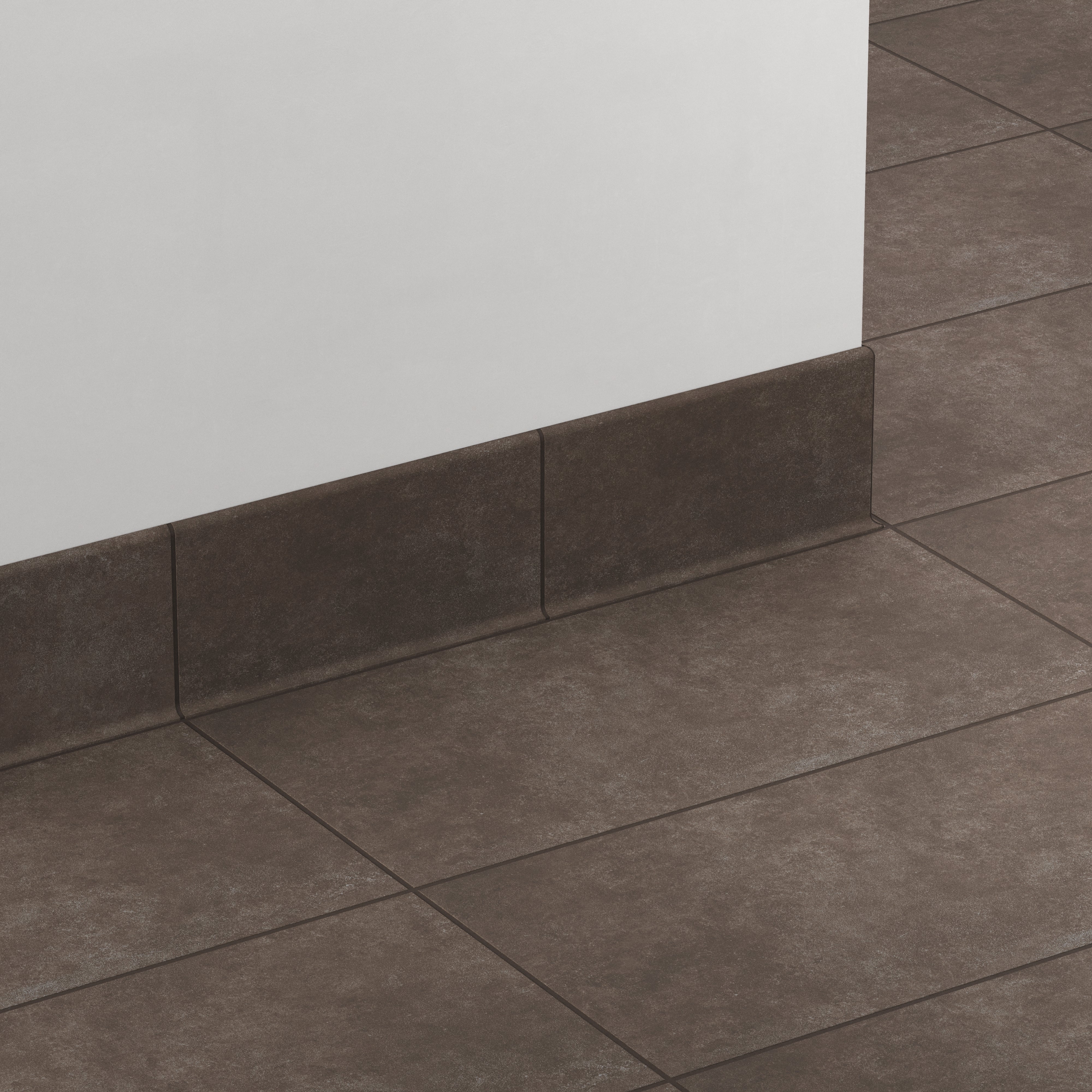Wyatt 6x12 Matte Porcelain Cove Base Tile in Espresso - Image 3