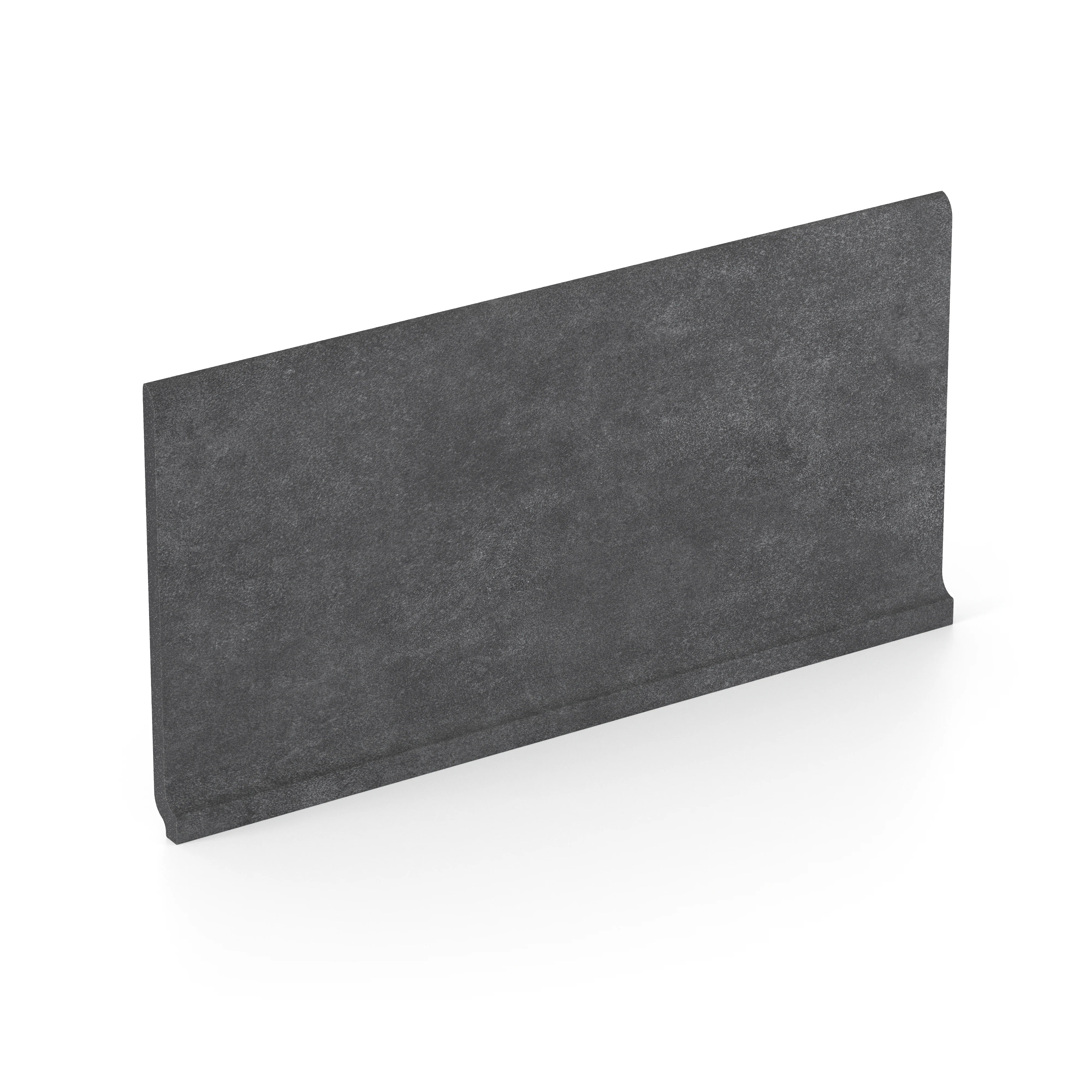 Wyatt 6x12 Matte Porcelain Cove Base Tile in Iron - Image 2