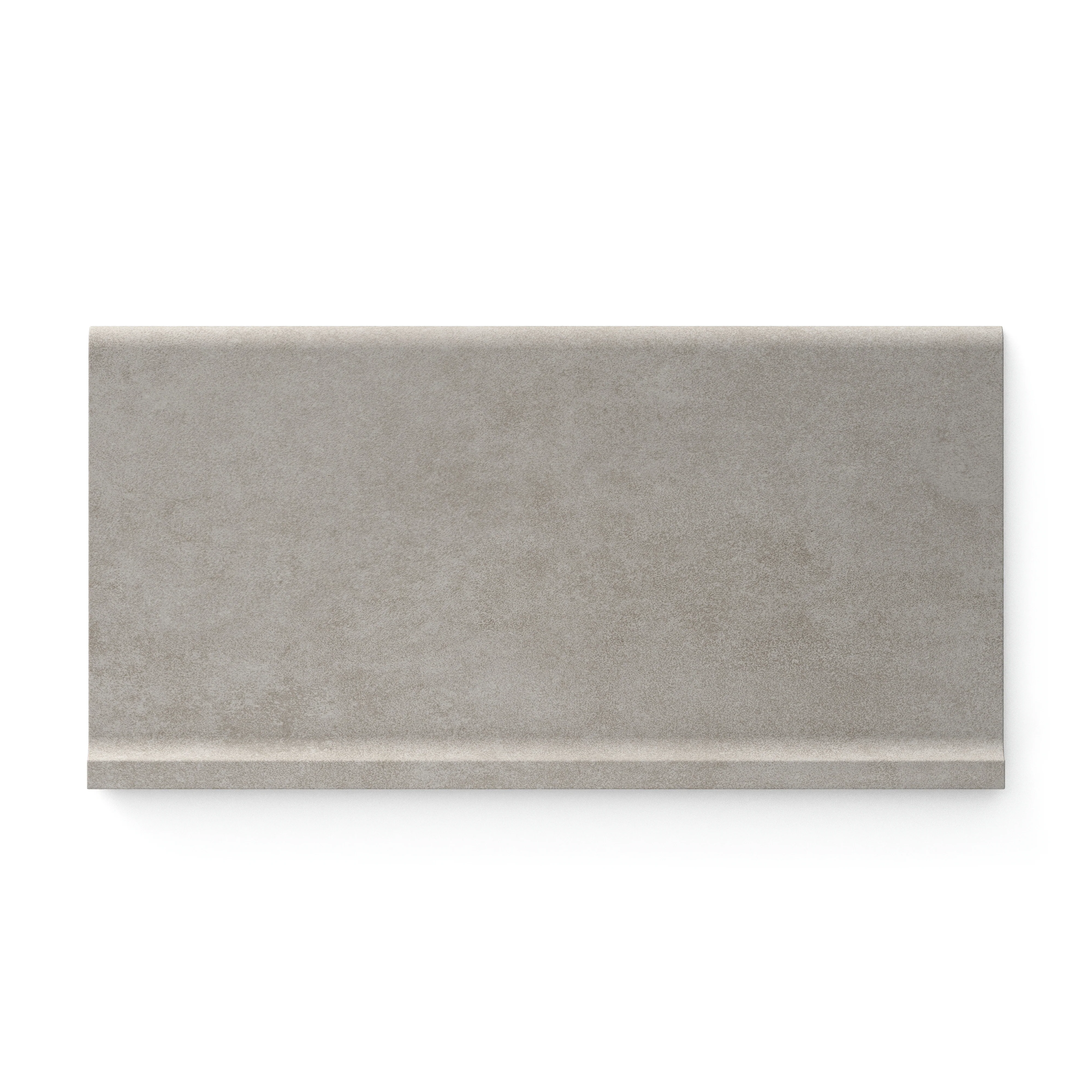 Wyatt 6x12 Matte Porcelain Cove Base Tile in Stone