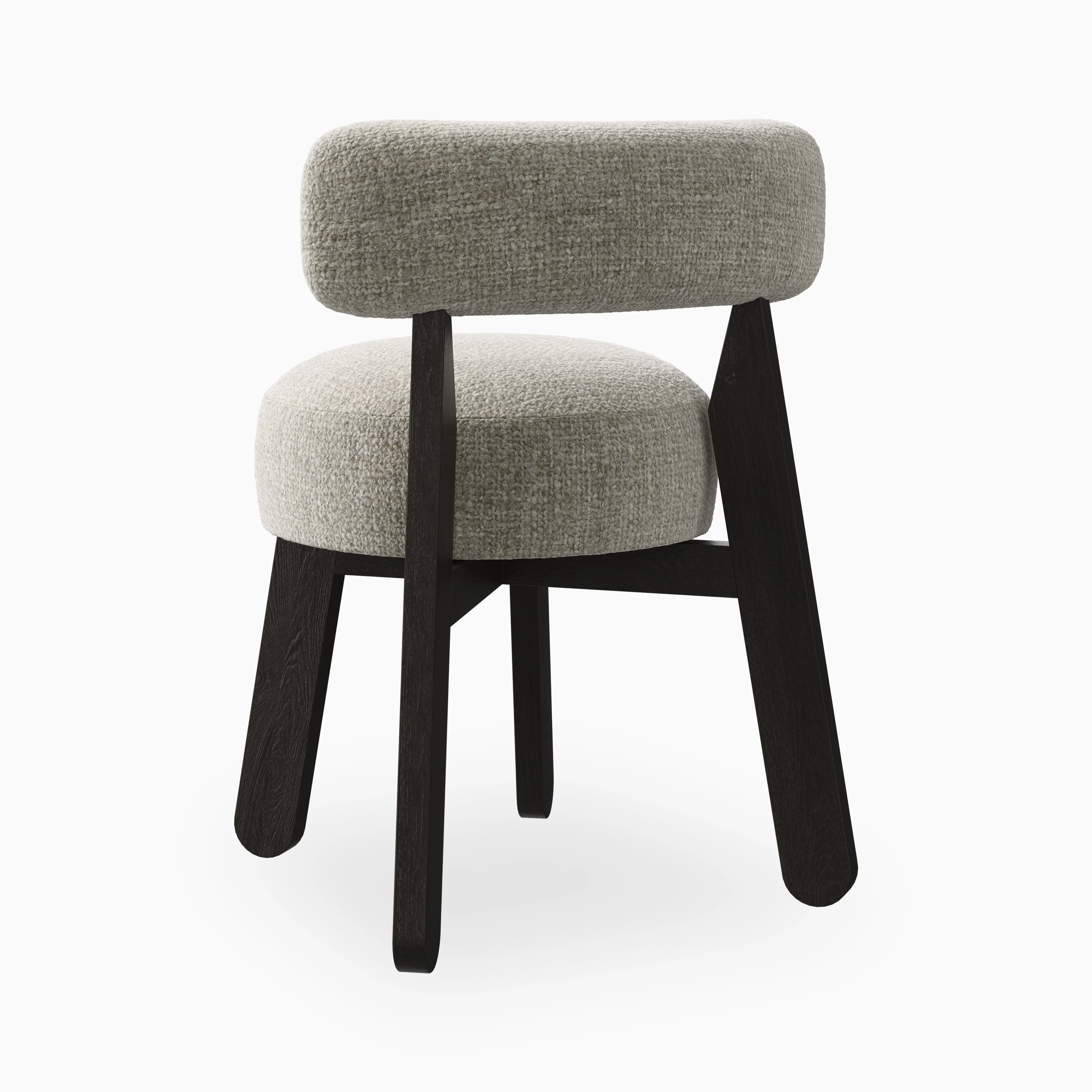 Yanna Dining Chair in Mocha/Bone - Image 5