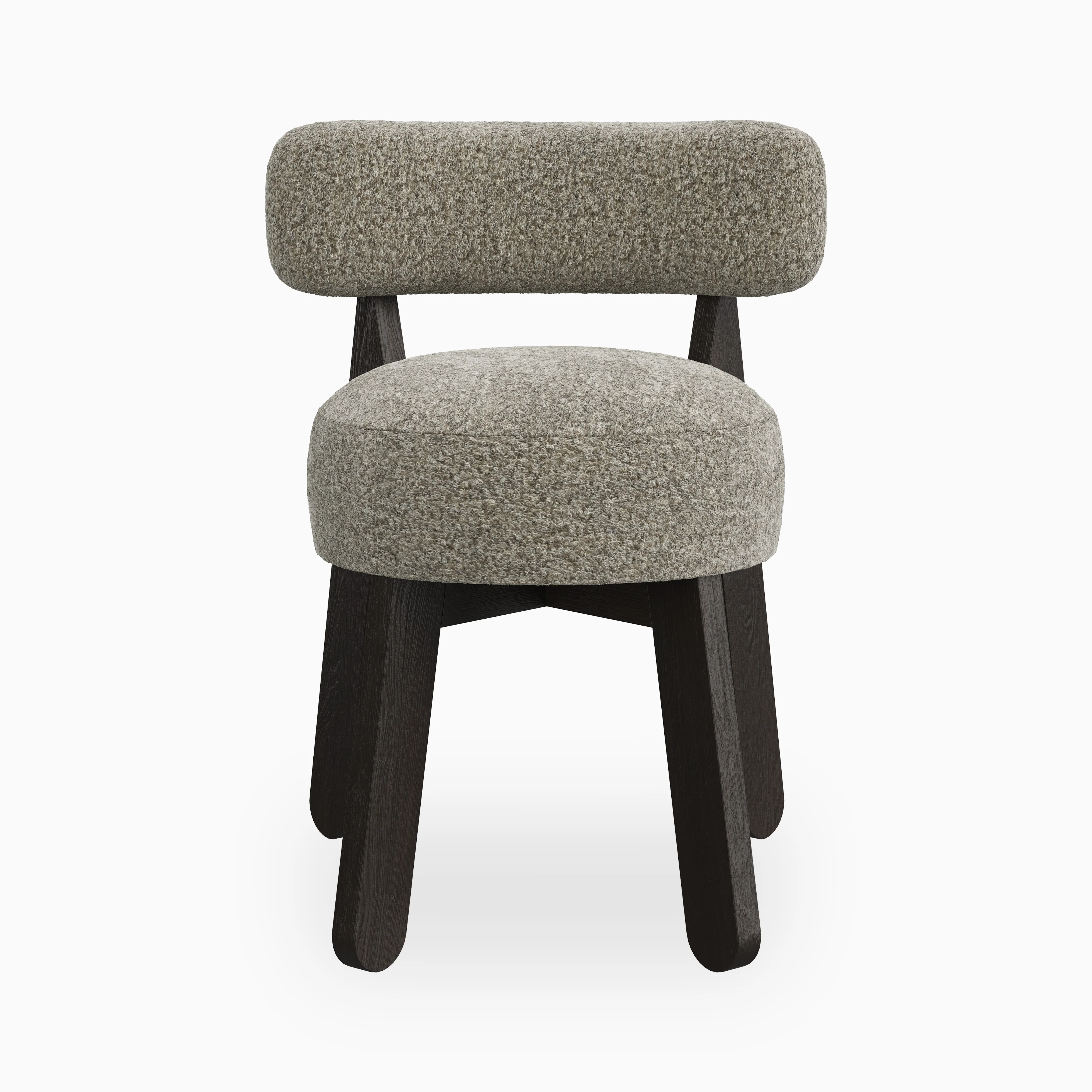 Yanna Dining Chair in Mocha/Mushroom - Image 2