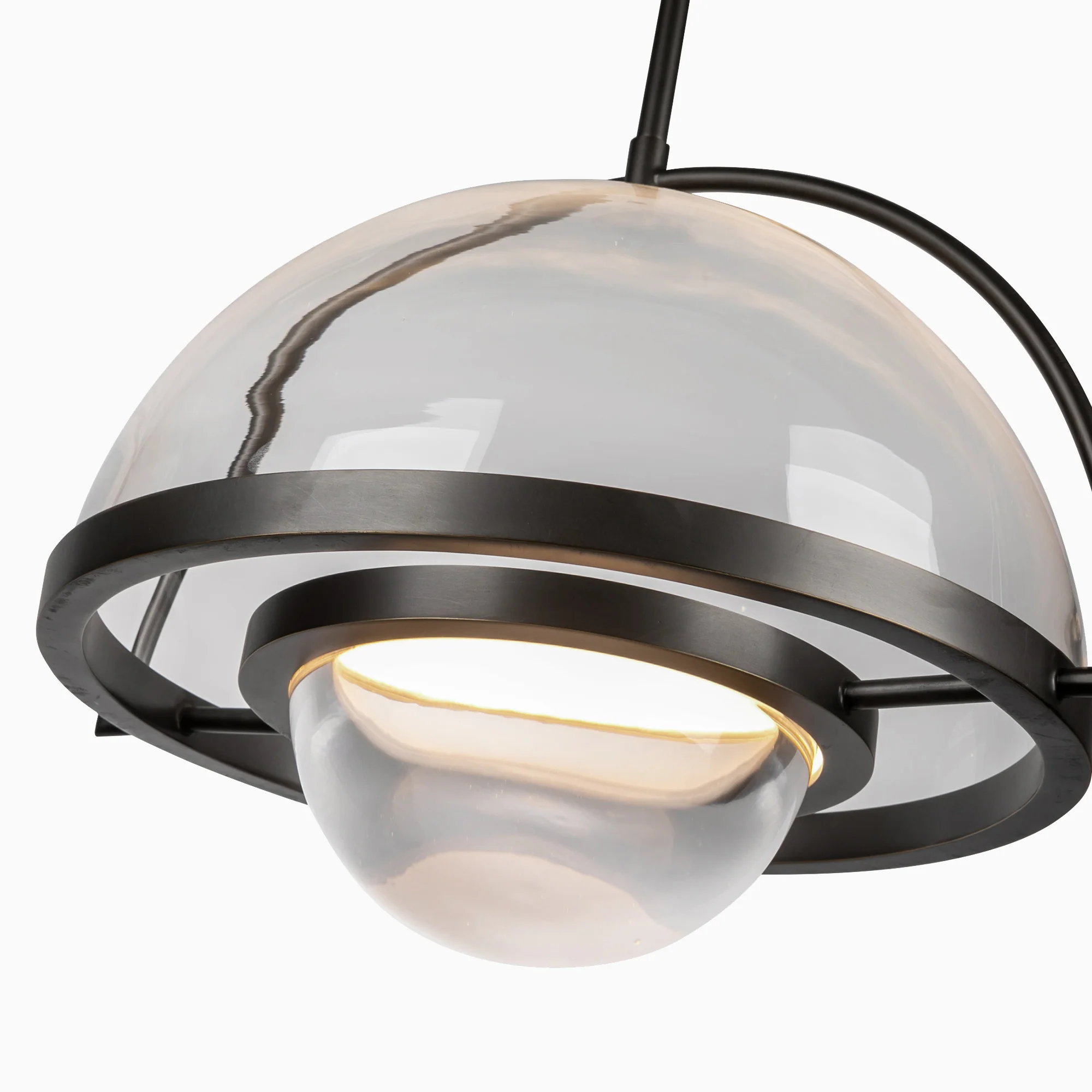 Zackary 14" LED Pendant in Urban Bronze, Universal Voltage - Image 3