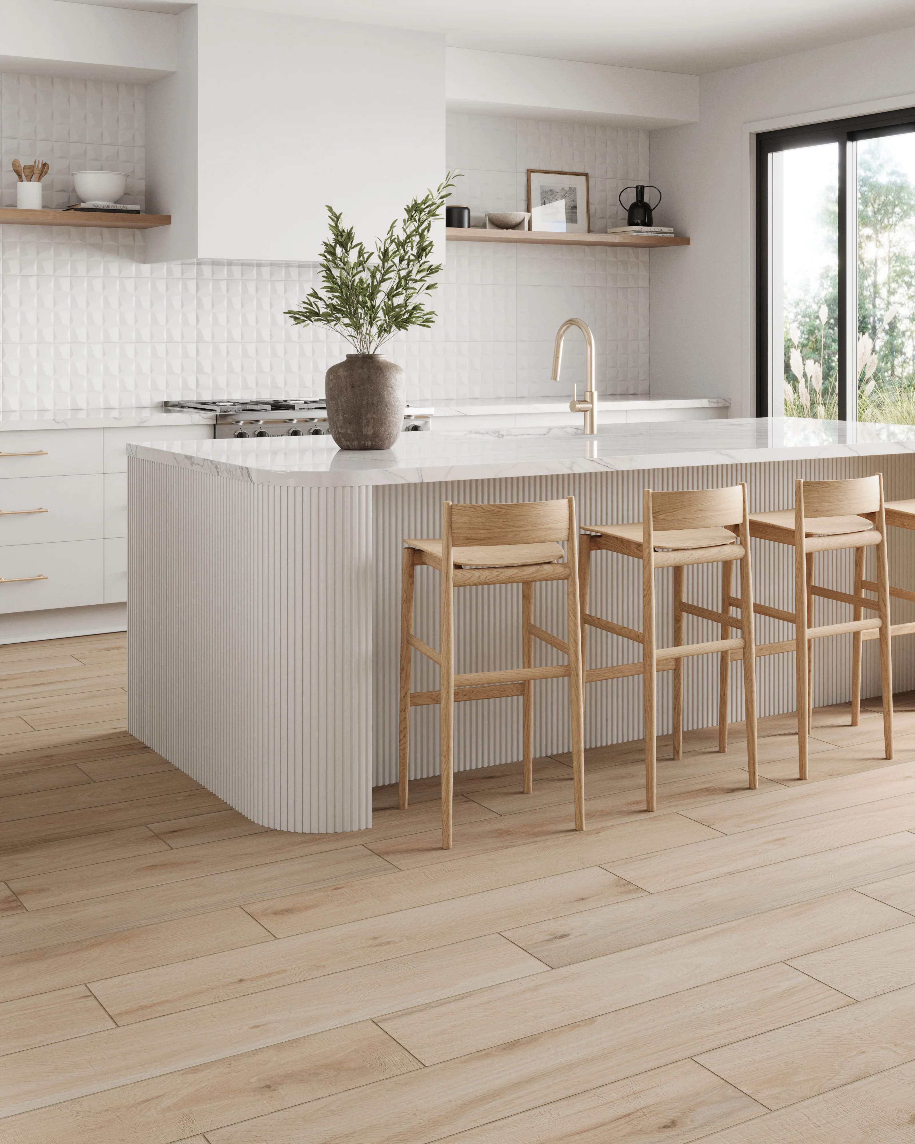 Zayne 12x36 Matte Ceramic Tile in Blocks - Image 8