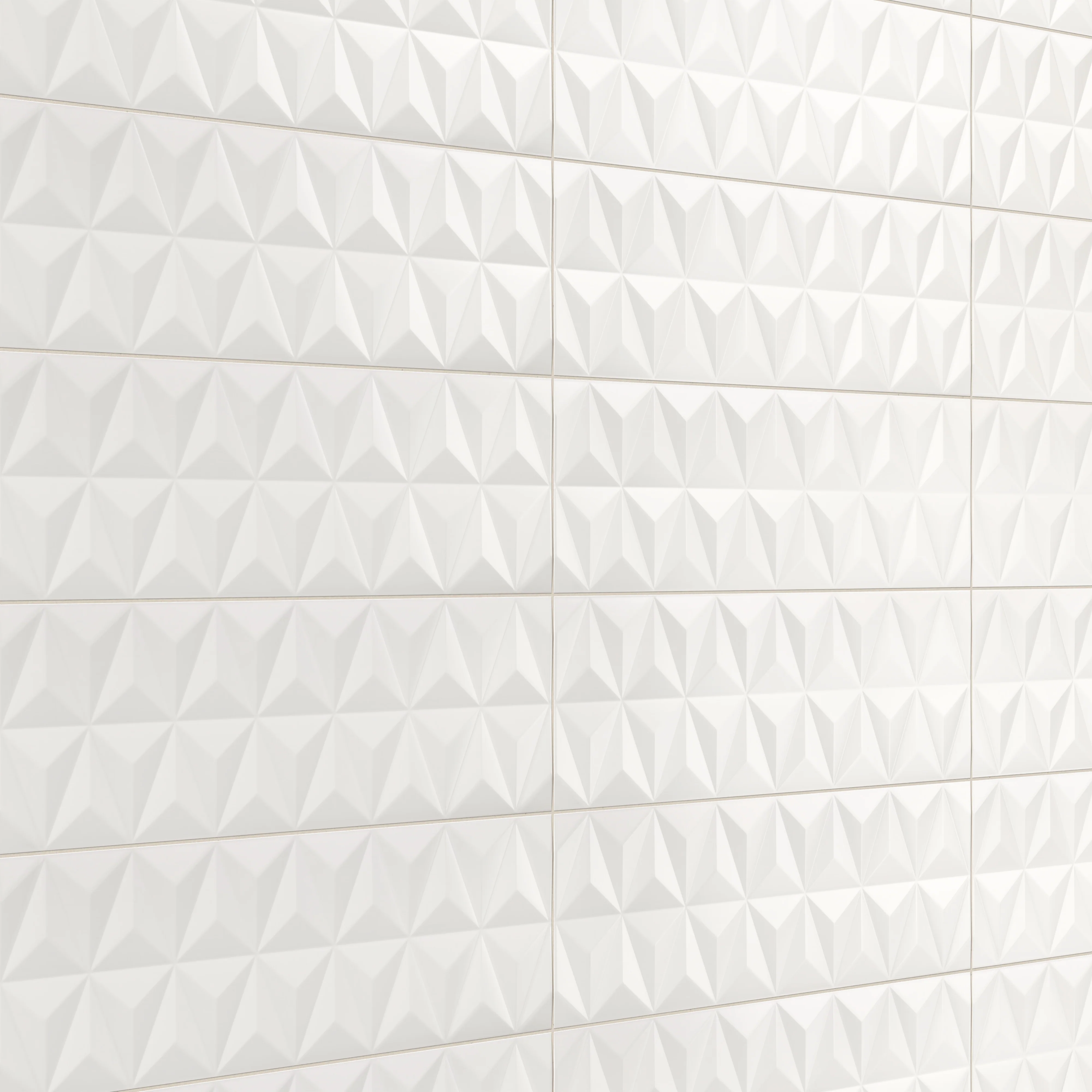 Zayne 12x36 Matte Ceramic Tile in Prisms - Image 4
