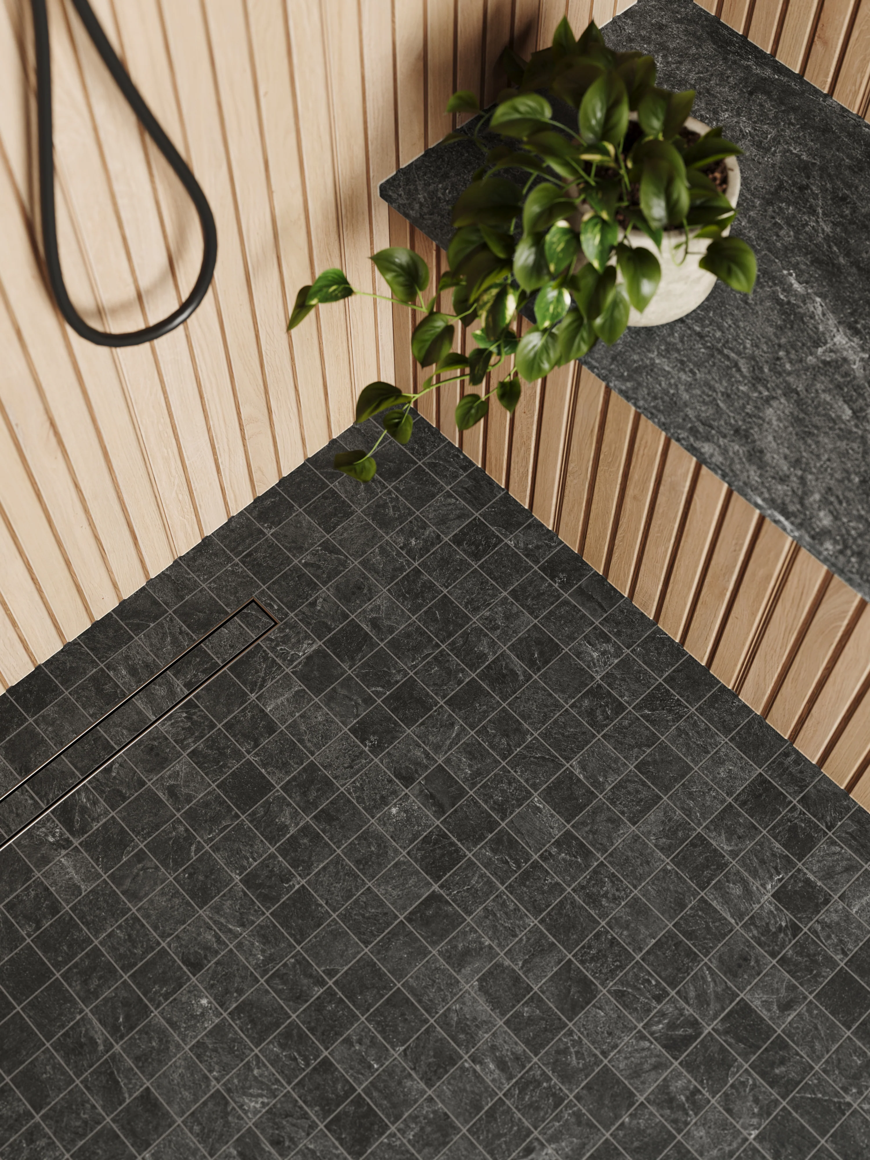 Zayne 12x36 Matte Ceramic Tile in Slat - Image 12