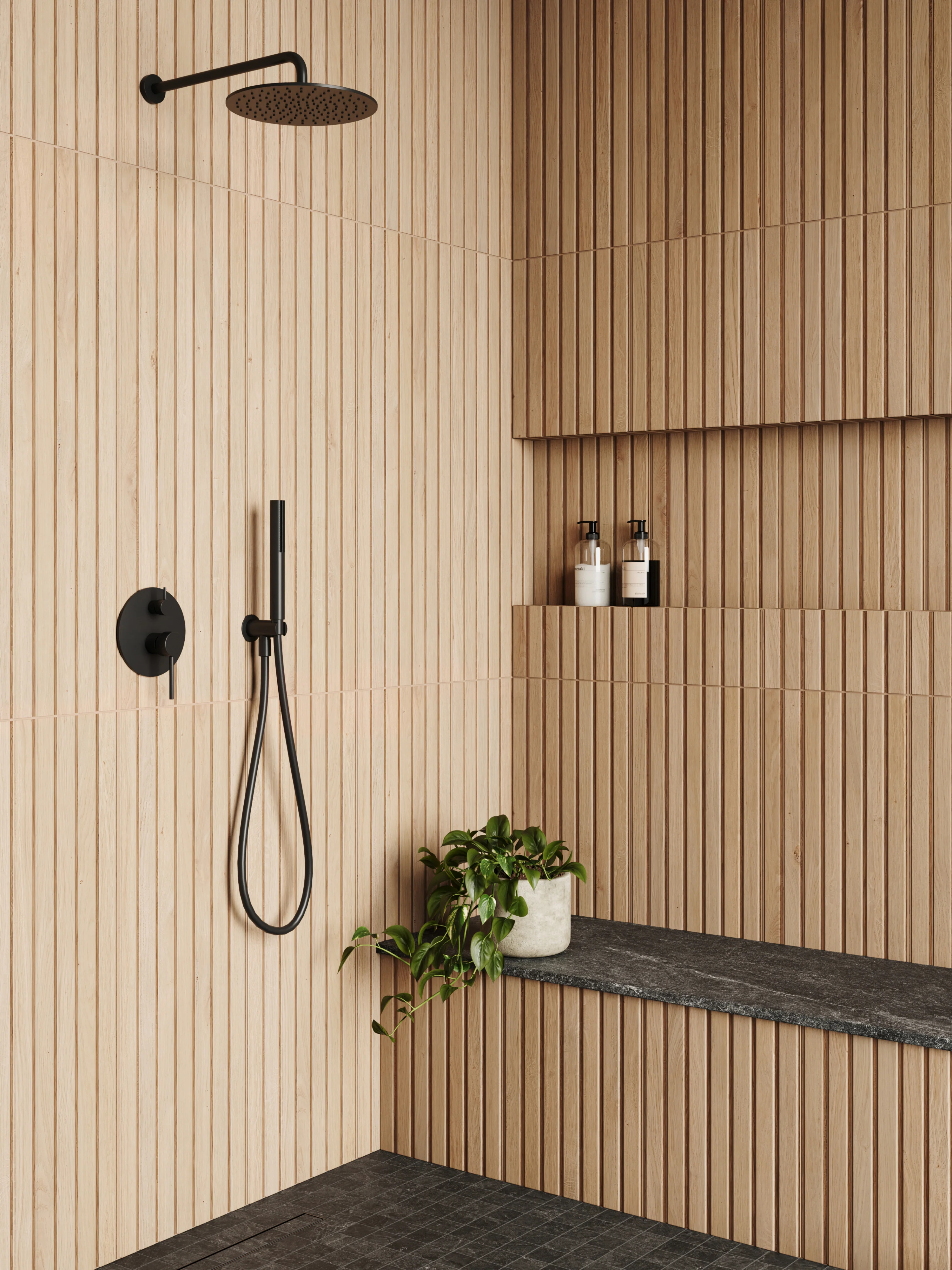 Zayne 12x36 Matte Ceramic Tile in Slat - Image 14