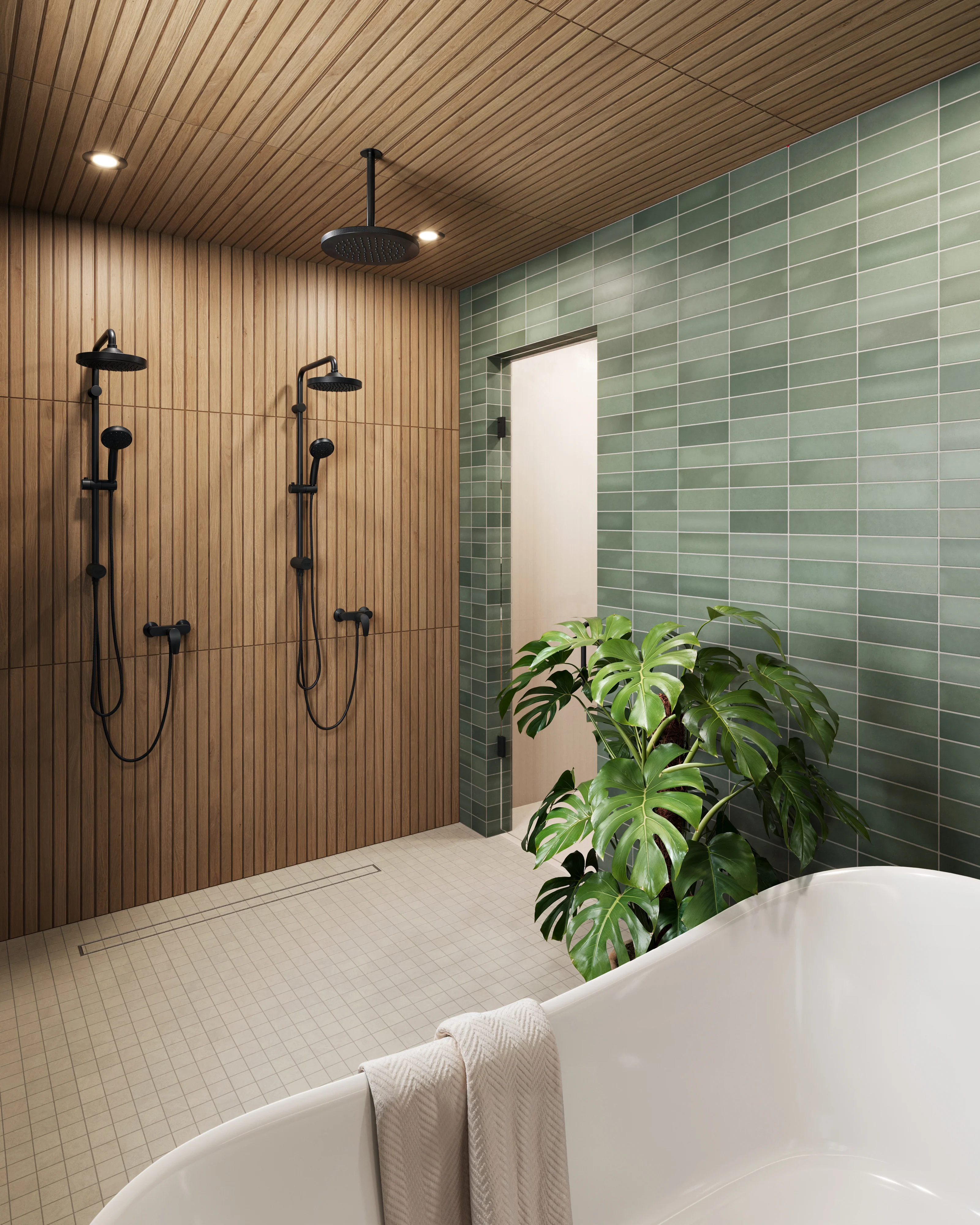 Zayne 12x36 Matte Ceramic Tile in Slat - Image 9