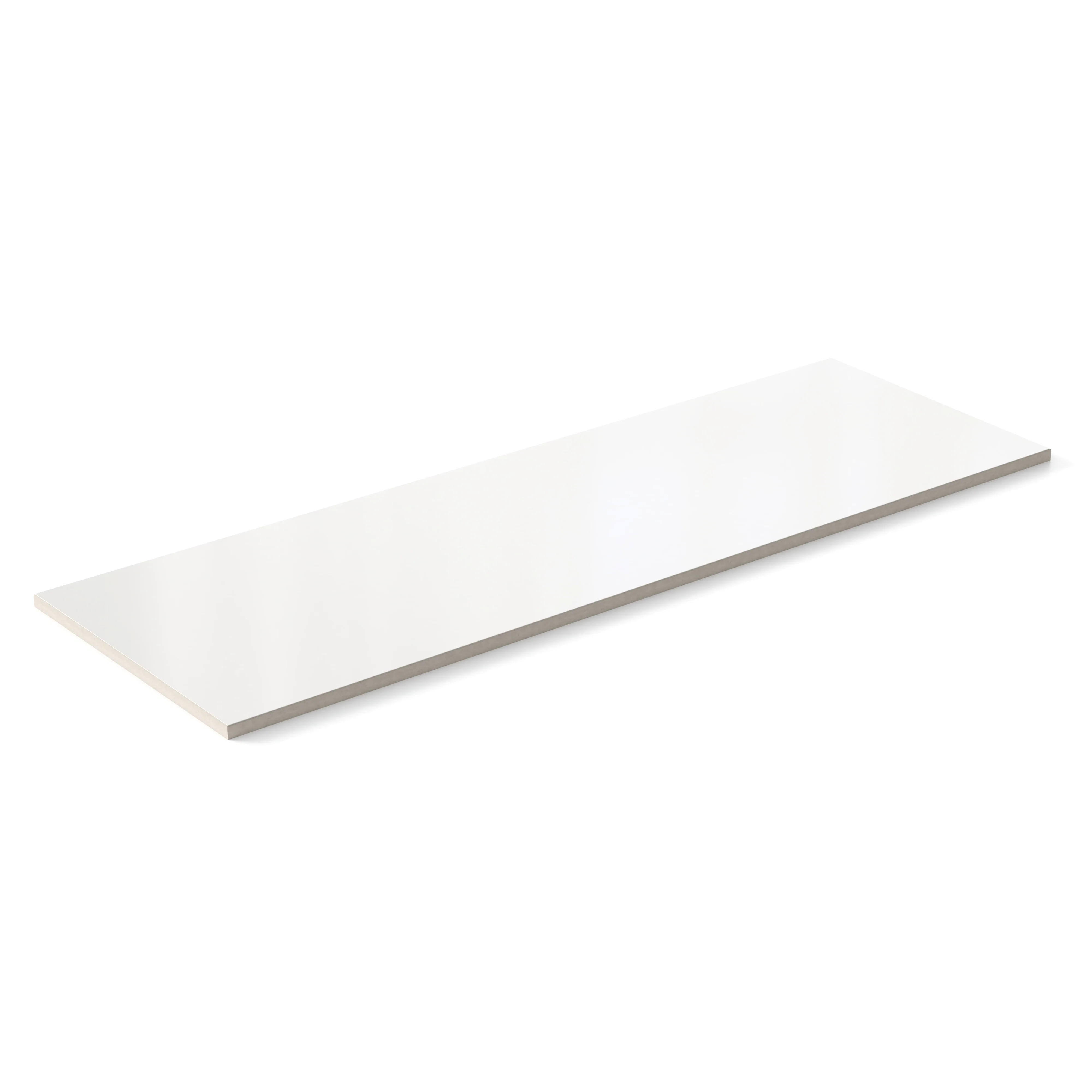 Zayne 12x36 Matte Ceramic Tile in White - Image 3